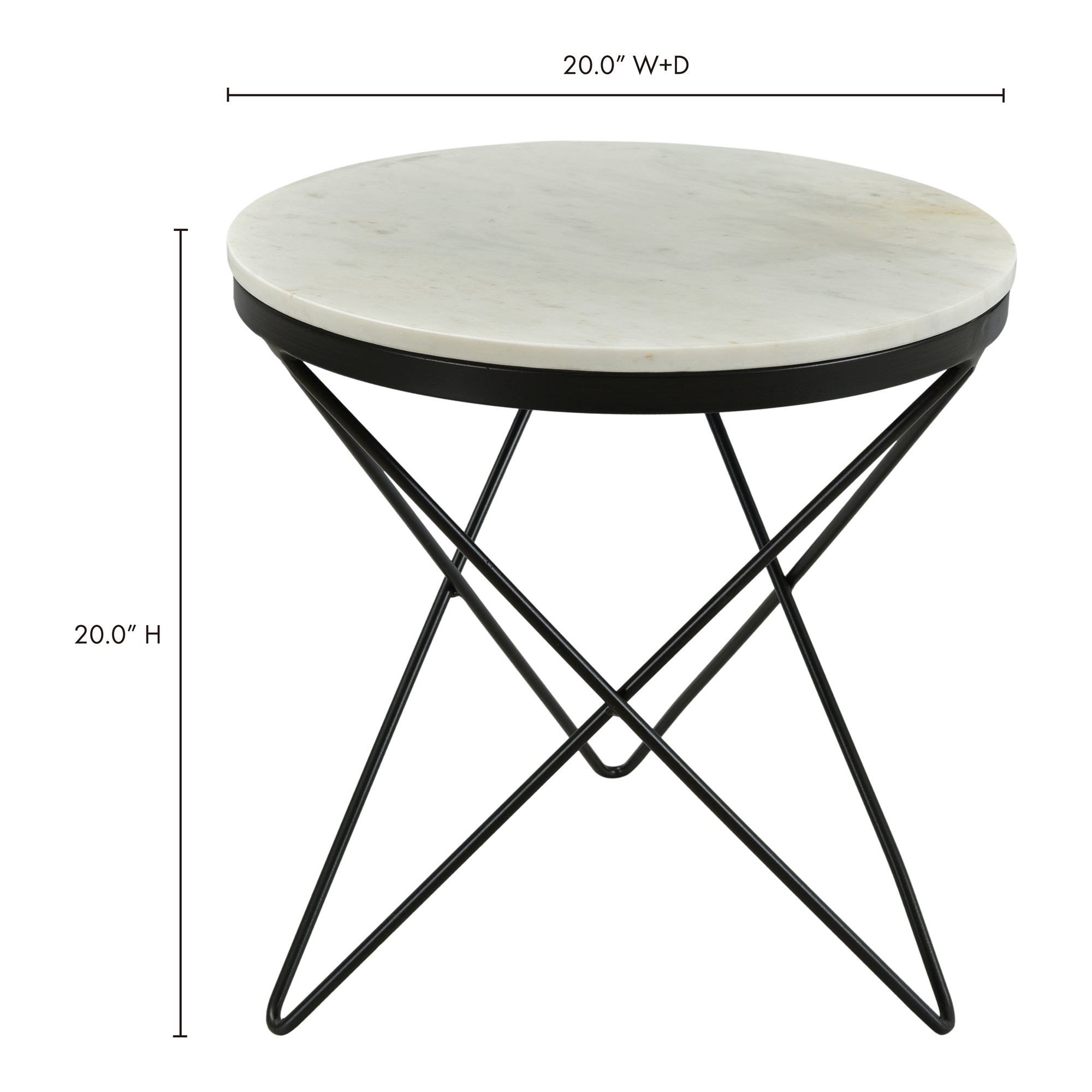 Haley Side Table Side Table Moe's Four Hands, Mid Century Modern Furniture, Old Bones Furniture Company, Old Bones Co, Modern Mid Century, Designer Furniture, Furniture Sale, Warehouse Furniture Sale, Haley Side Table Sale, https://www.oldbonesco.com/