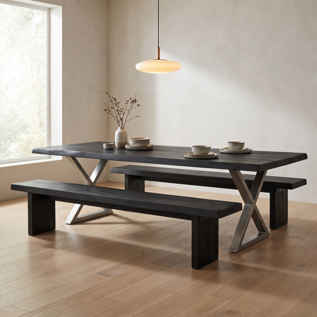 Brooks Dining Table - X Base