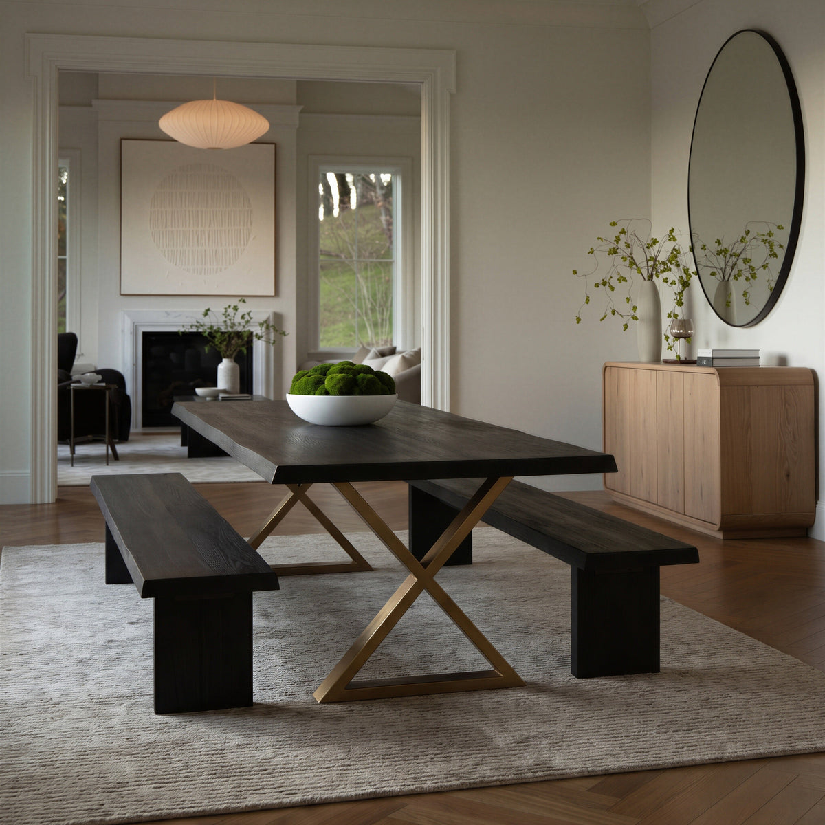 Brooks Dining Table - X Base