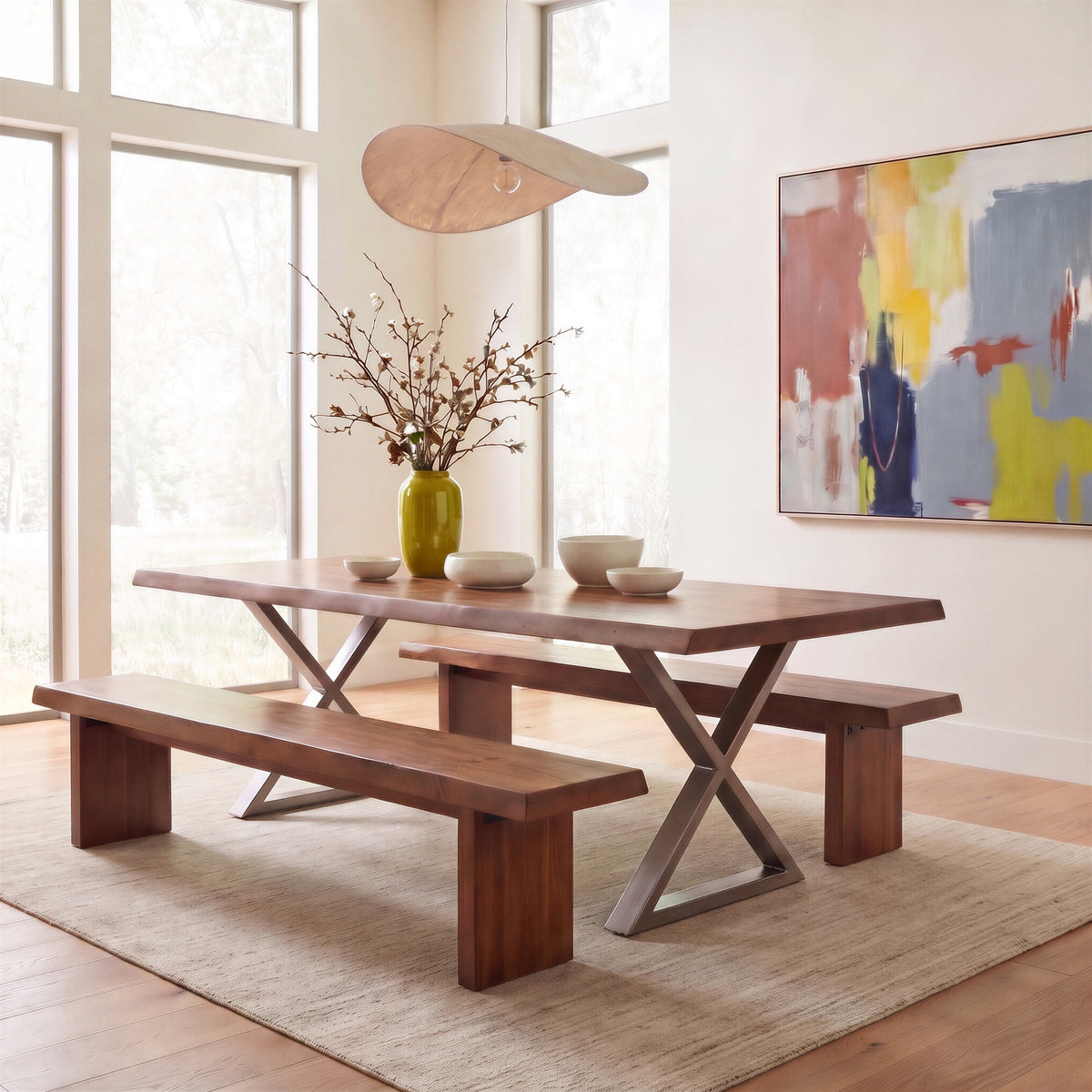 Brooks Dining Table - X Base