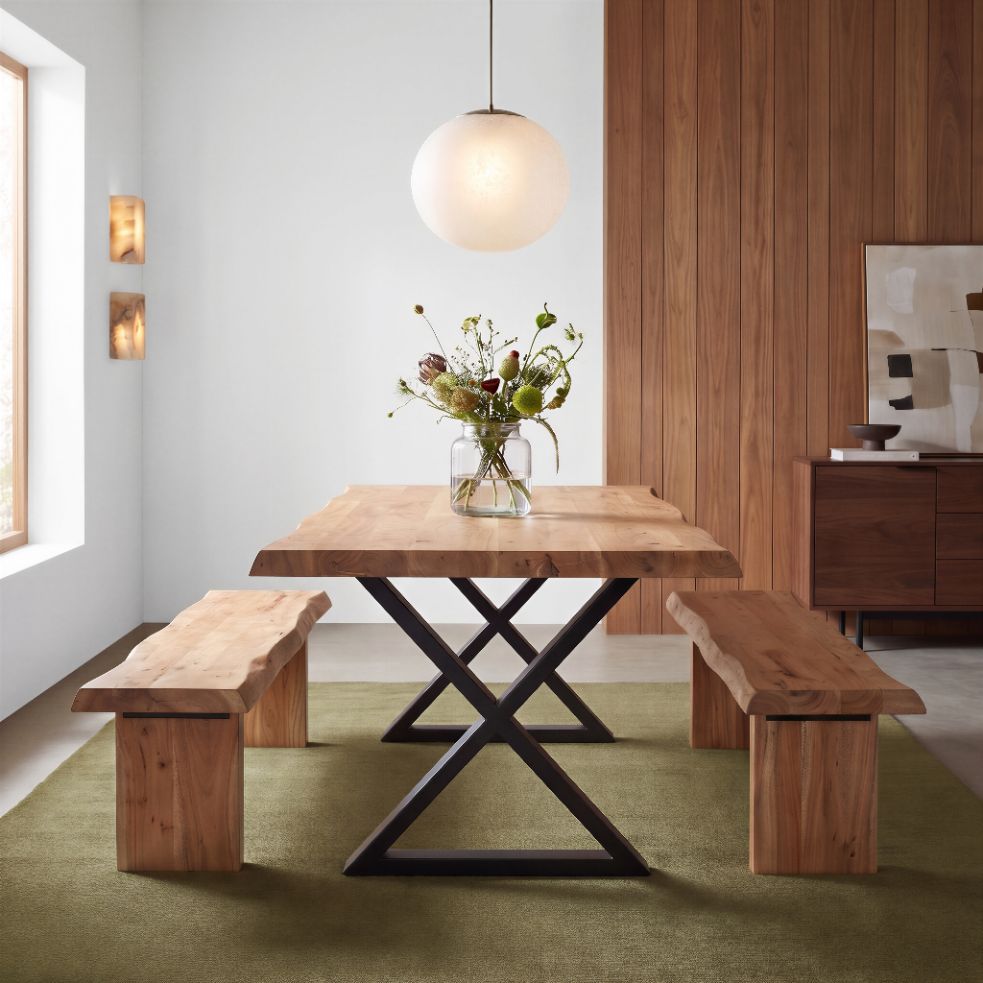 Brooks Dining Table - X Base