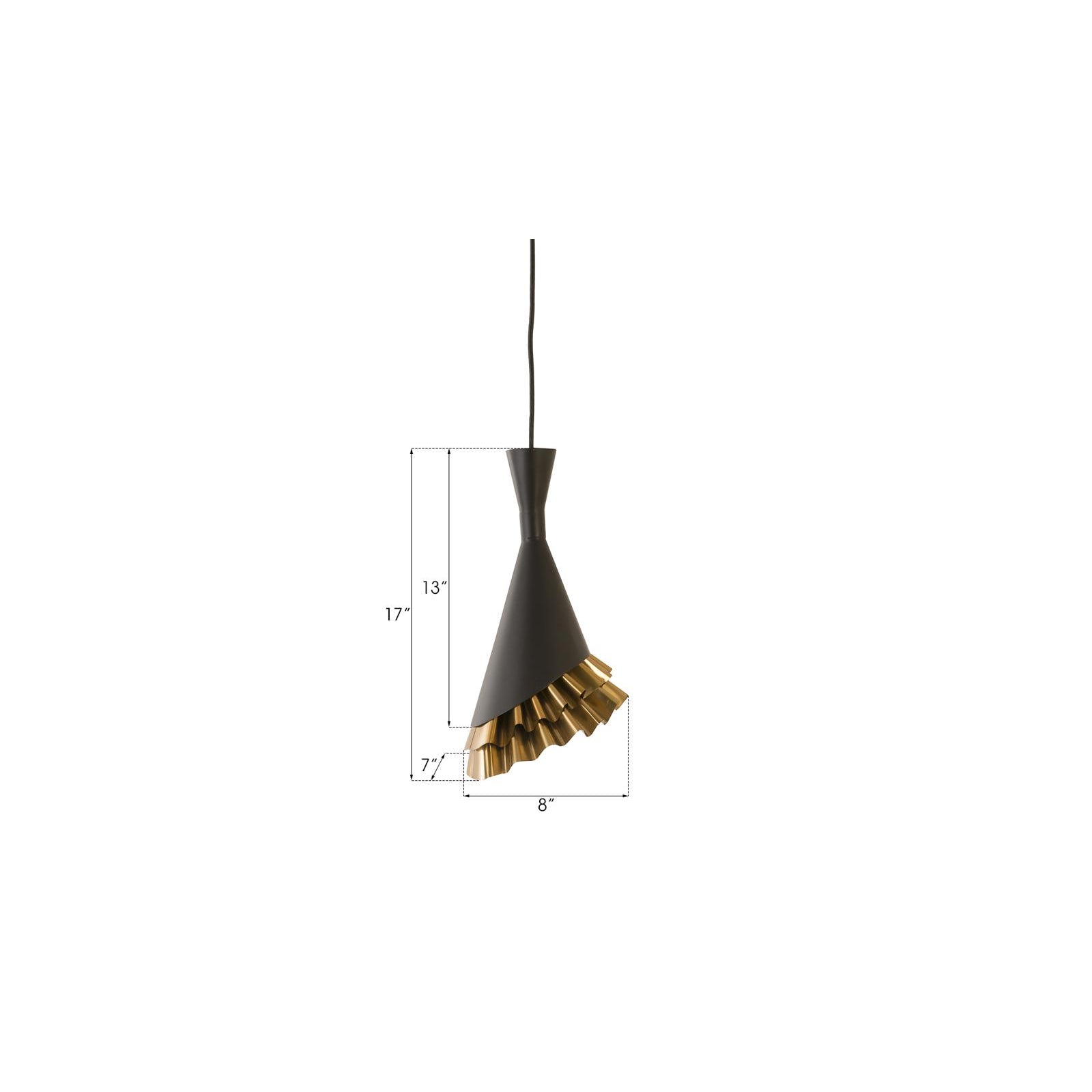 Ruffle Pendant Lamp