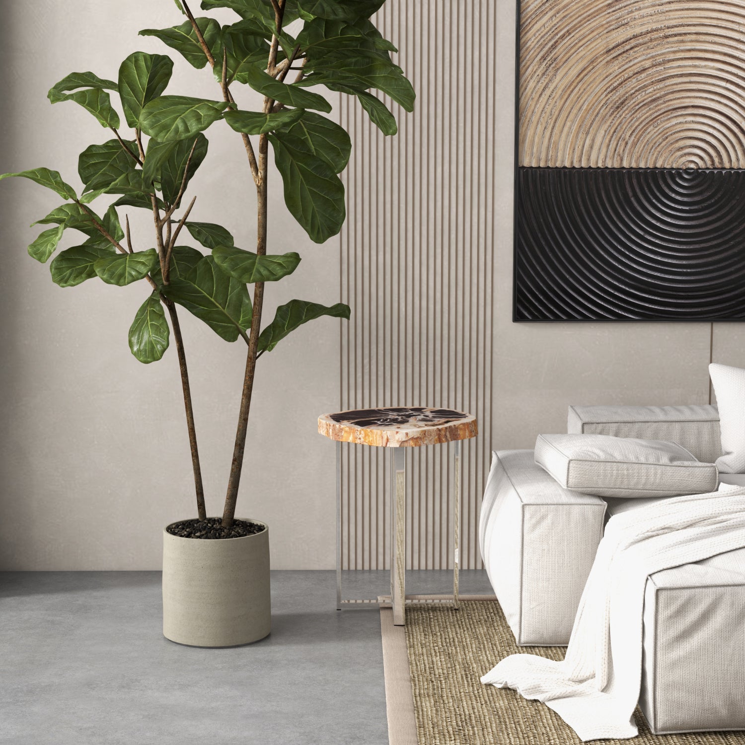 Eliza Natural Dark End Table