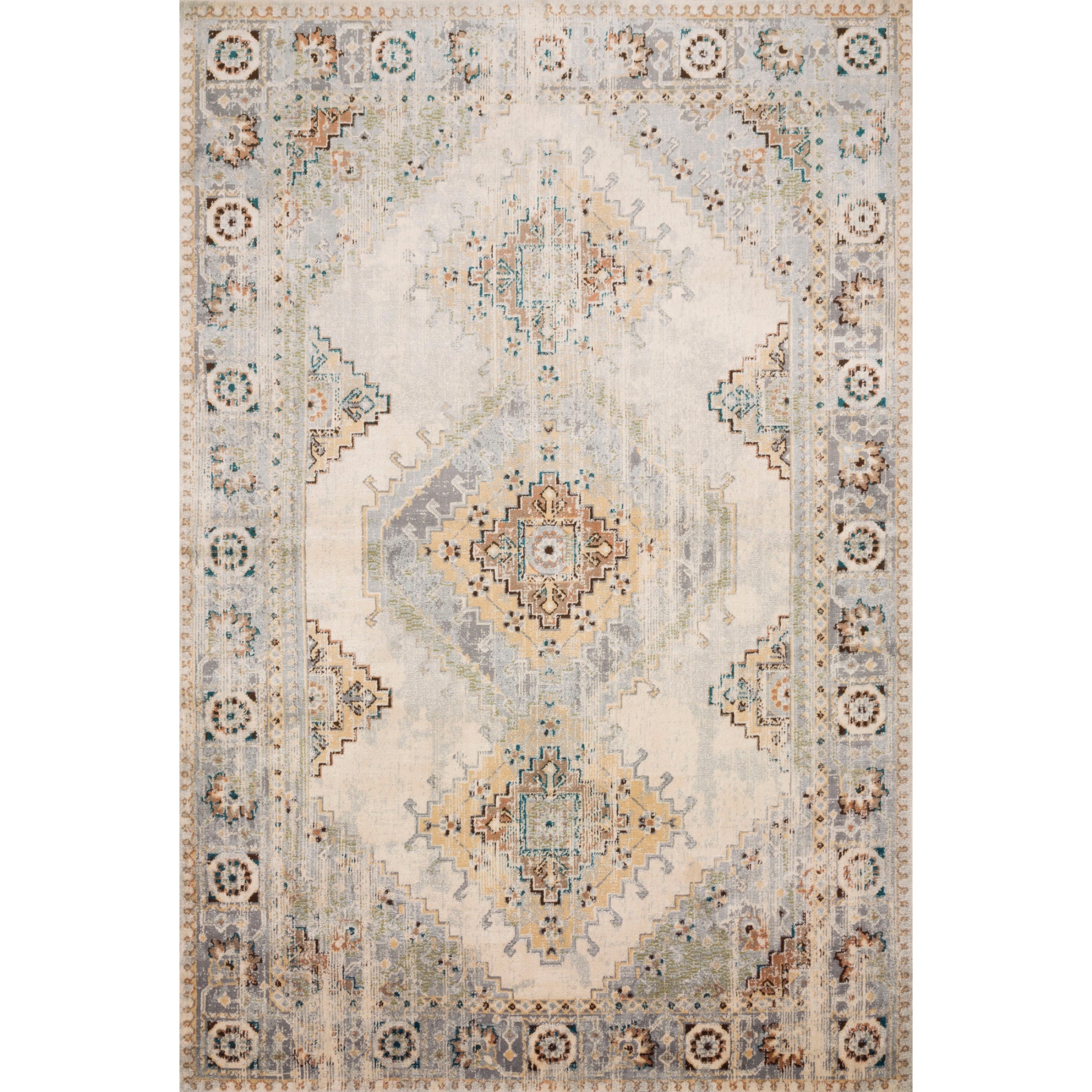 Loloi Isadora Oatmeal/Silver Rug