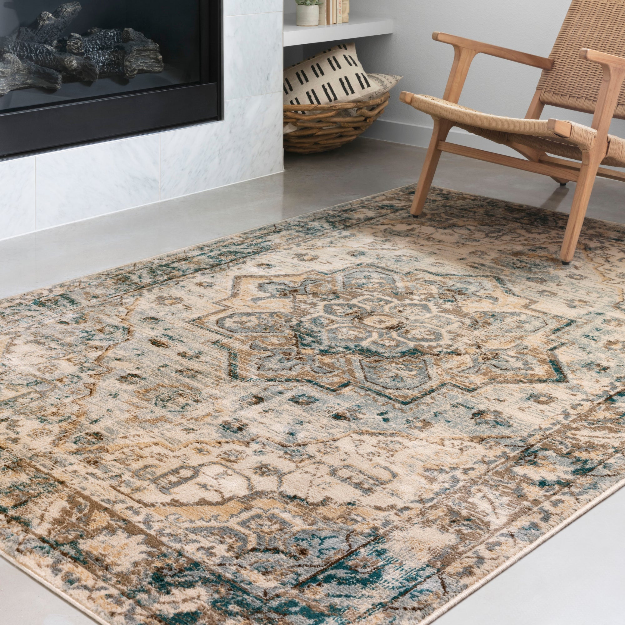 Loloi Isadora Oatmeal/Bark Rug