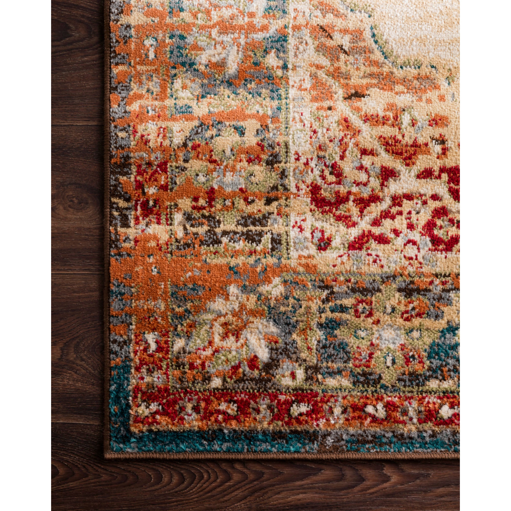 Loloi Isadora Antique Ivory/Sunset Rug