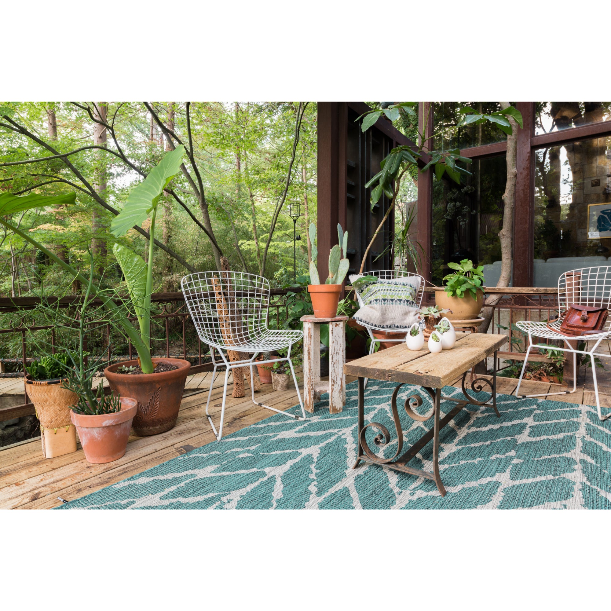 Loloi Isle Teal/Grey Rug