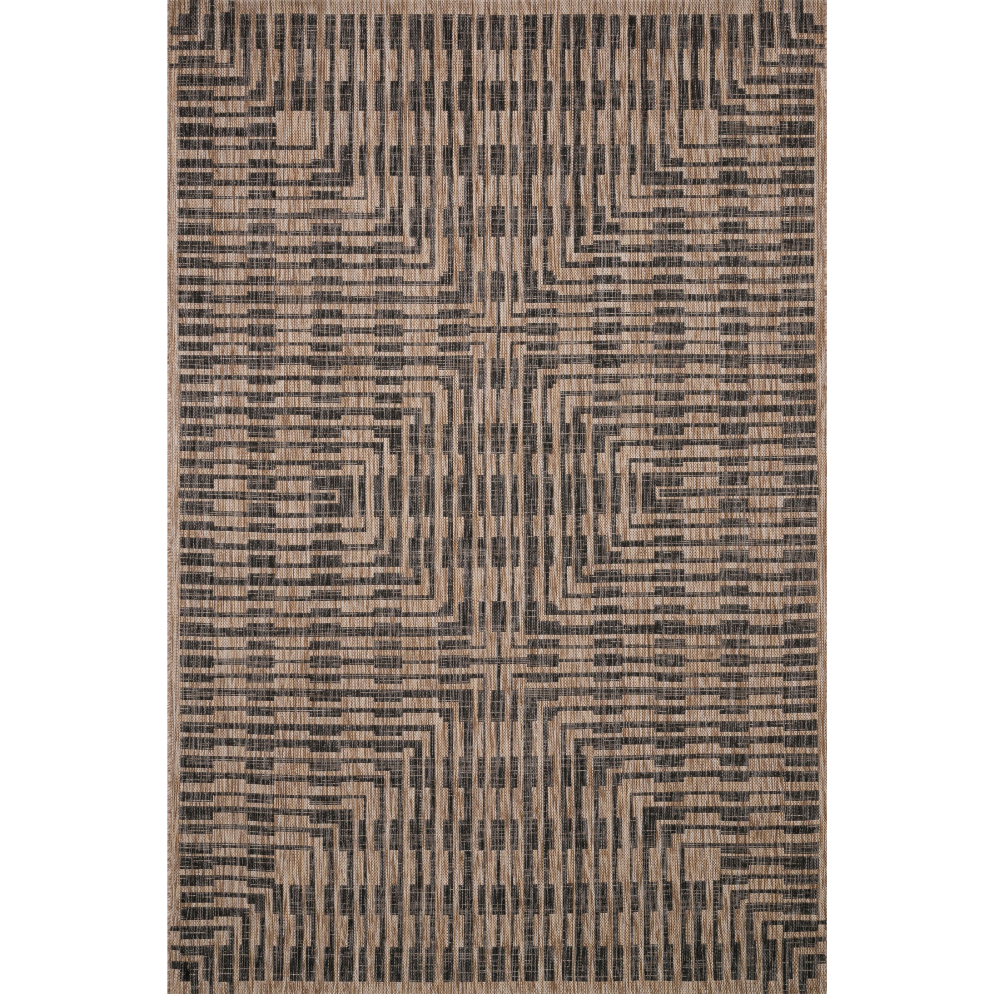 Loloi Isle Brown/Black Rug