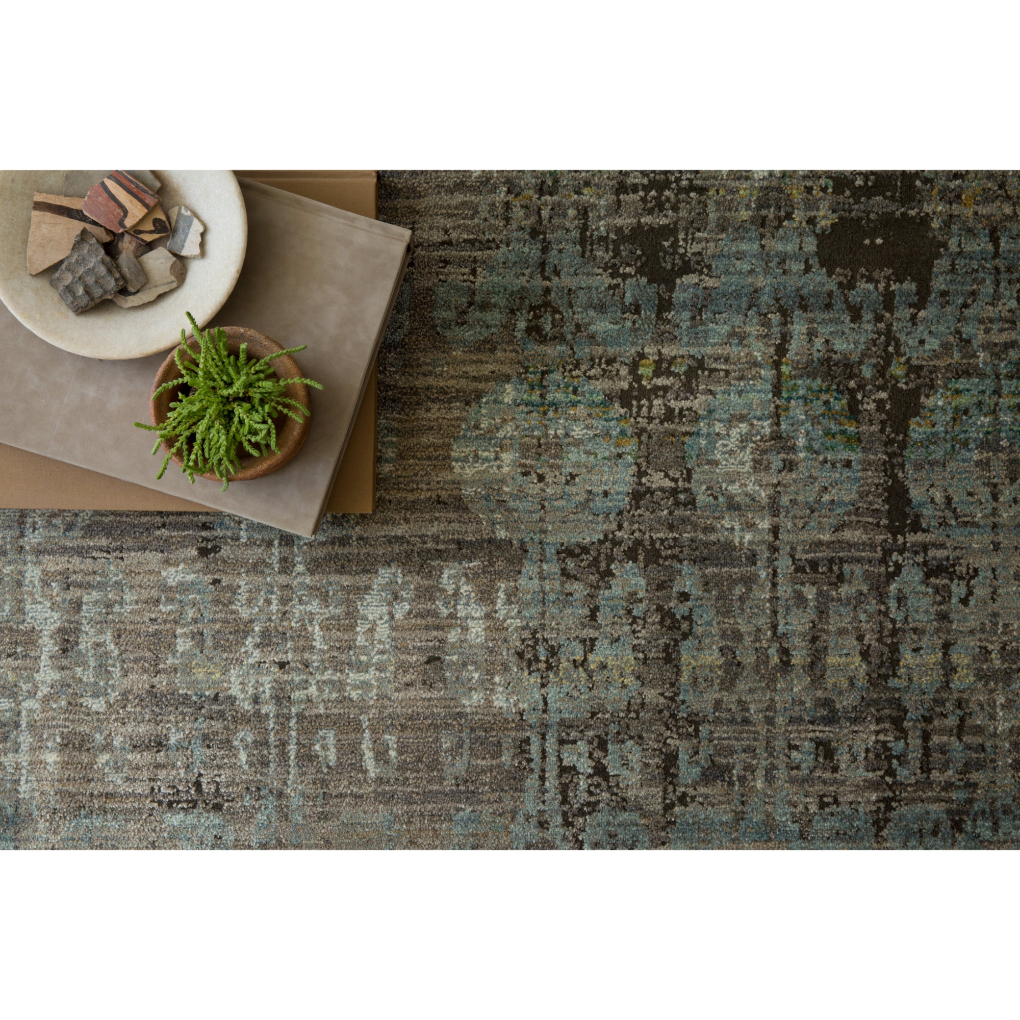Loloi Javari Steel/Lagoon Rug