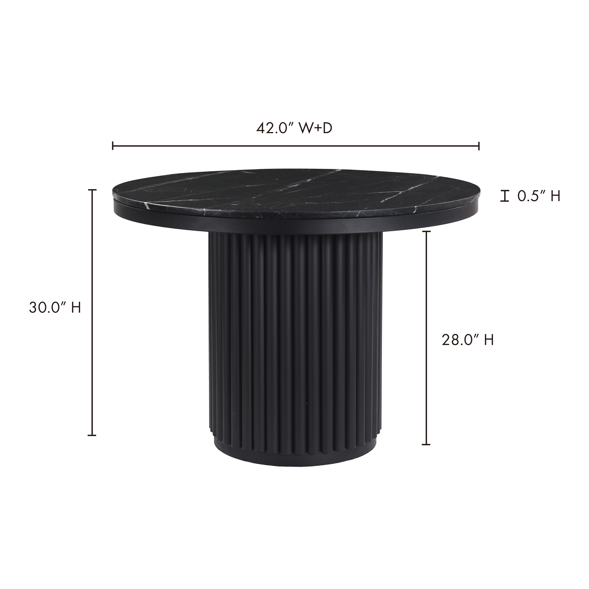 Tower Dining Table Dining Table Moe's Four Hands, Mid Century Modern Furniture, Old Bones Furniture Company, Old Bones Co, Modern Mid Century, Designer Furniture, Furniture Sale, Warehouse Furniture Sale, Tower Dining Table Sale, https://www.oldbonesco.com/