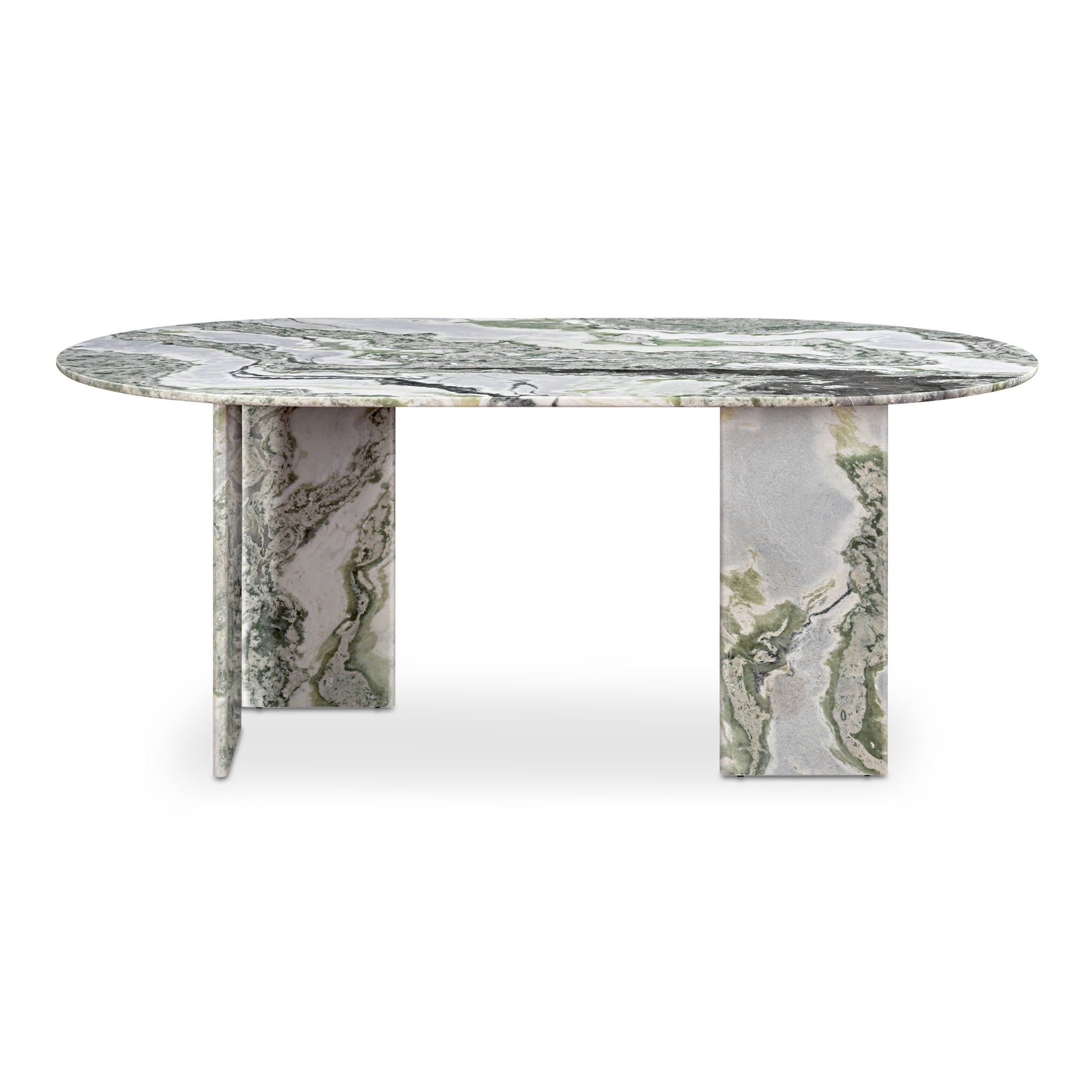 Celia Dining Table Green Onyx Marble / OvalDining Table Moe's Green Onyx Marble Oval Four Hands, Mid Century Modern Furniture, Old Bones Furniture Company, Old Bones Co, Modern Mid Century, Designer Furniture, Furniture Sale, Warehouse Furniture Sale, Celia Dining Table Sale, https://www.oldbonesco.com/