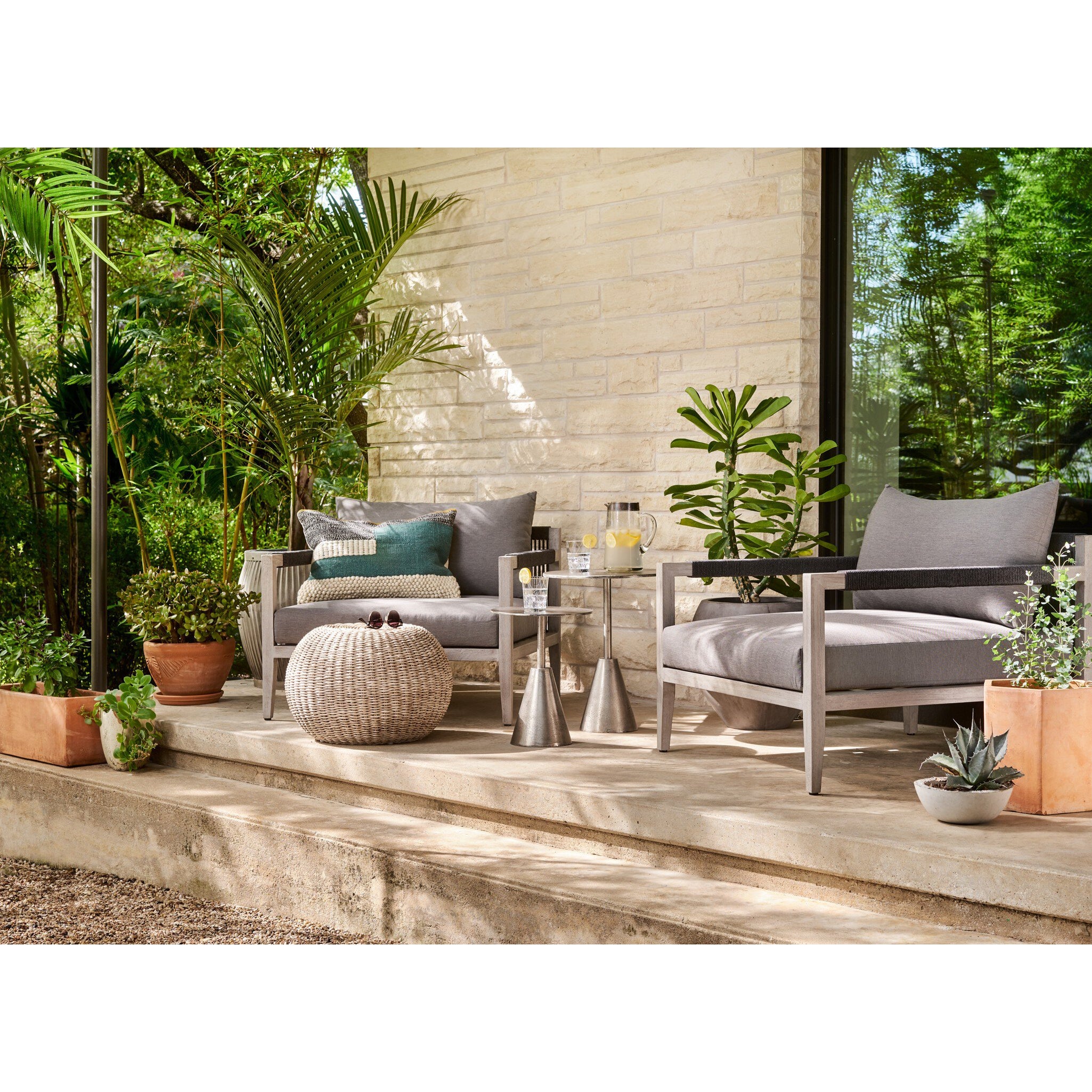 Phoenix Outdoor Accent Stool