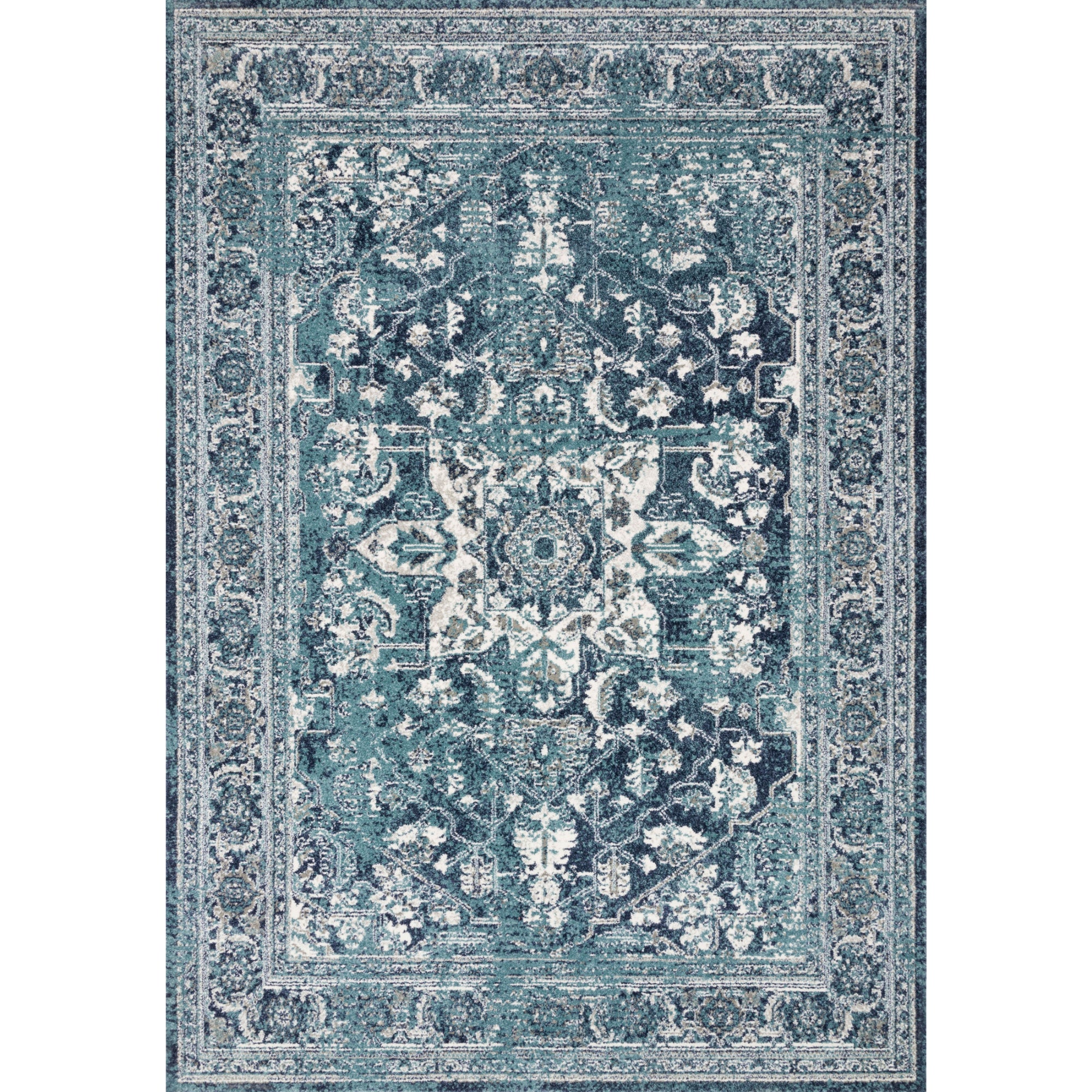 Loloi Joaquin Ocean/Ivory Rug