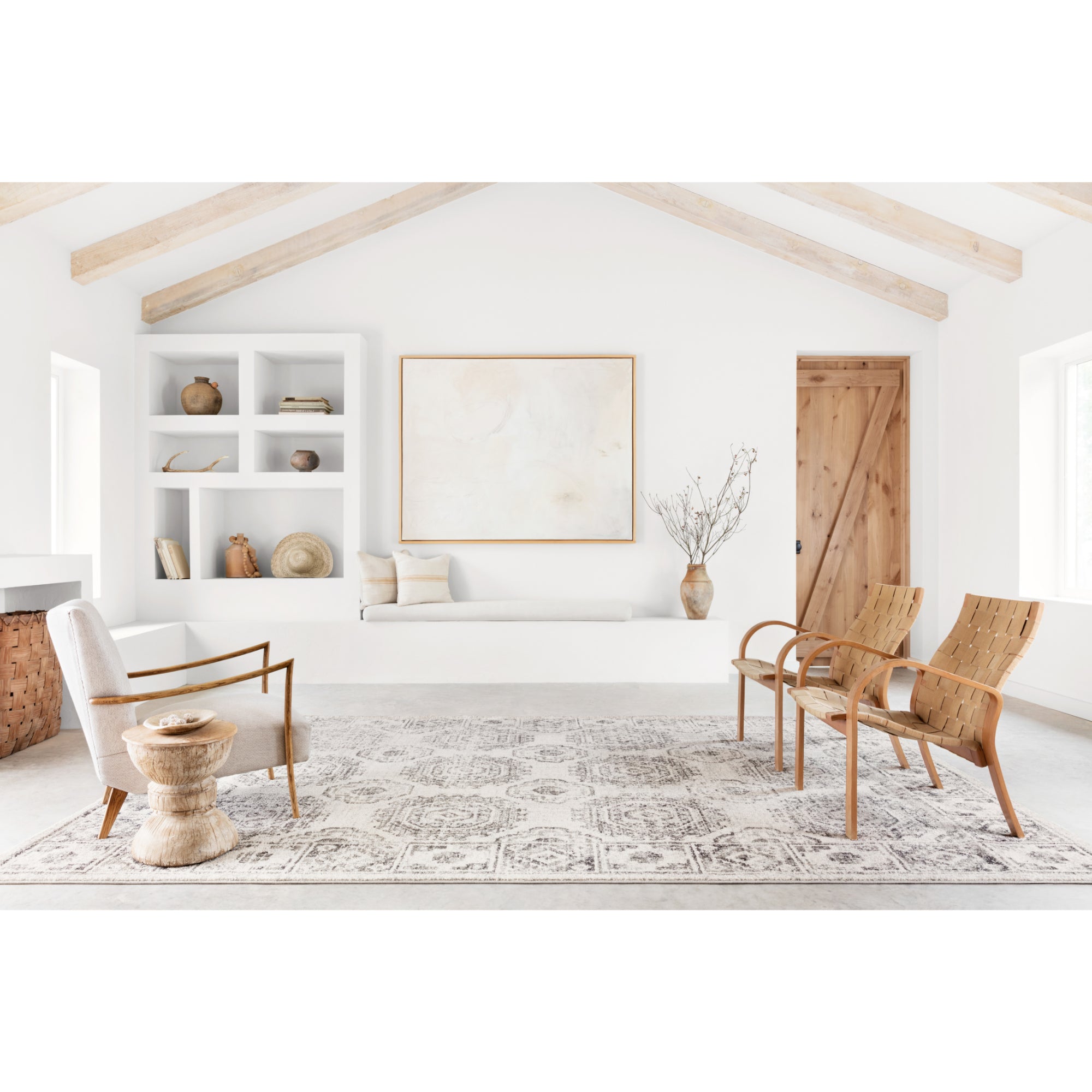 Loloi Joaquin Ivory/Charcoal Rug