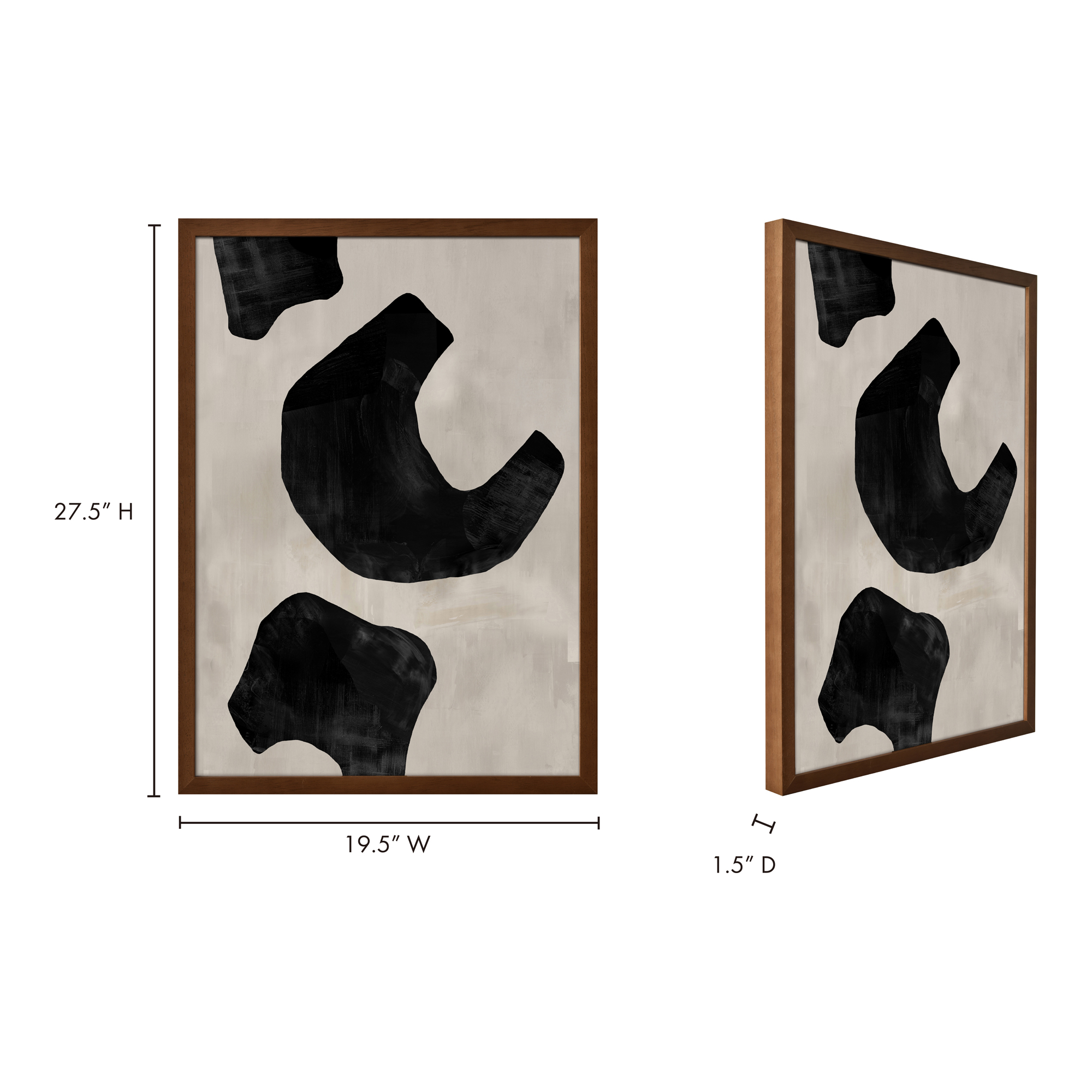 Wells 1 Framed Painting Painting Moe's    Four Hands, Mid Century Modern Furniture, Old Bones Furniture Company, Old Bones Co, Modern Mid Century, Designer Furniture, Furniture Sale, Warehouse Furniture Sale, Wells 1 Framed Painting Sale, https://www.oldbonesco.com/