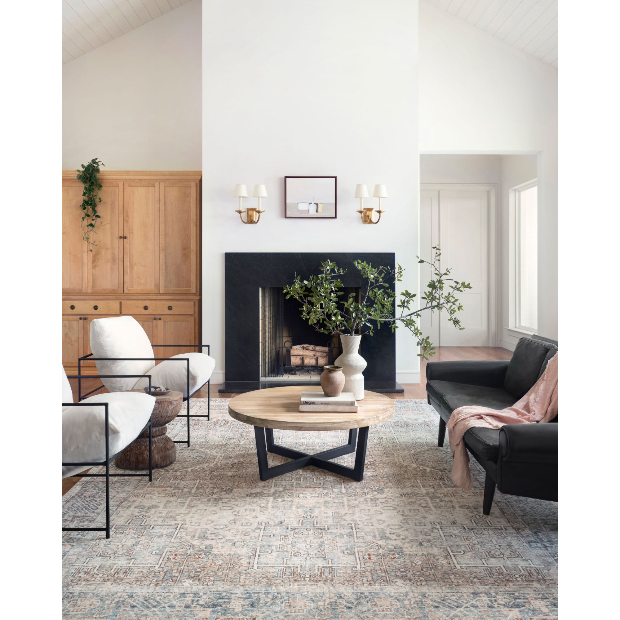 Chris Loves Julia x Loloi Jules Natural/Ocean Rug