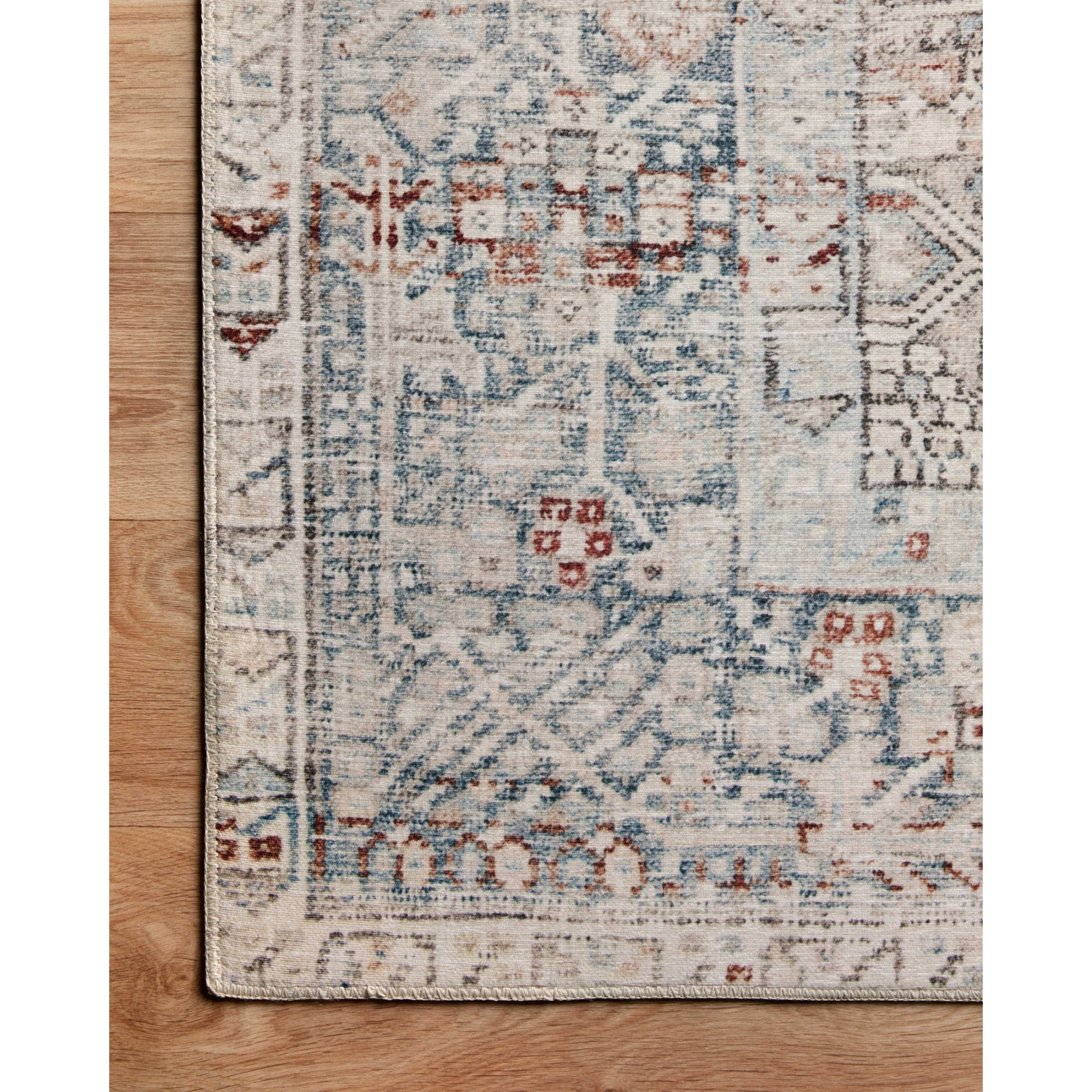 Chris Loves Julia x Loloi Jules Natural/Ocean Rug