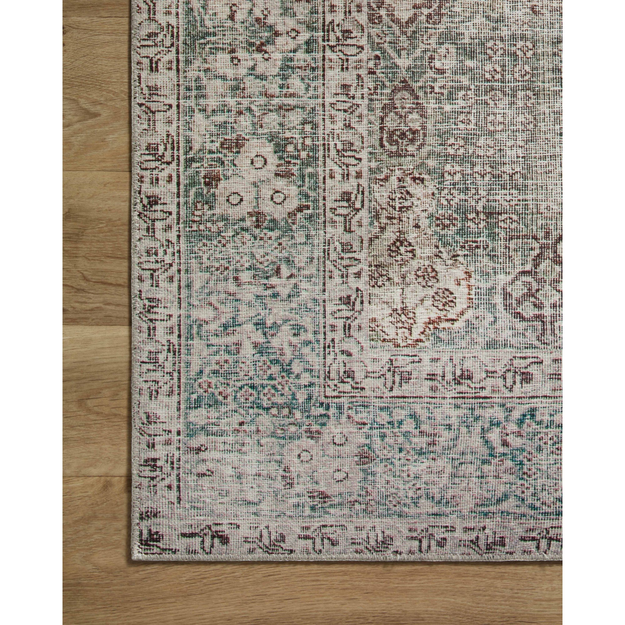 Chris Loves Julia x Loloi Jules Emerald/Antique Ivory Rug