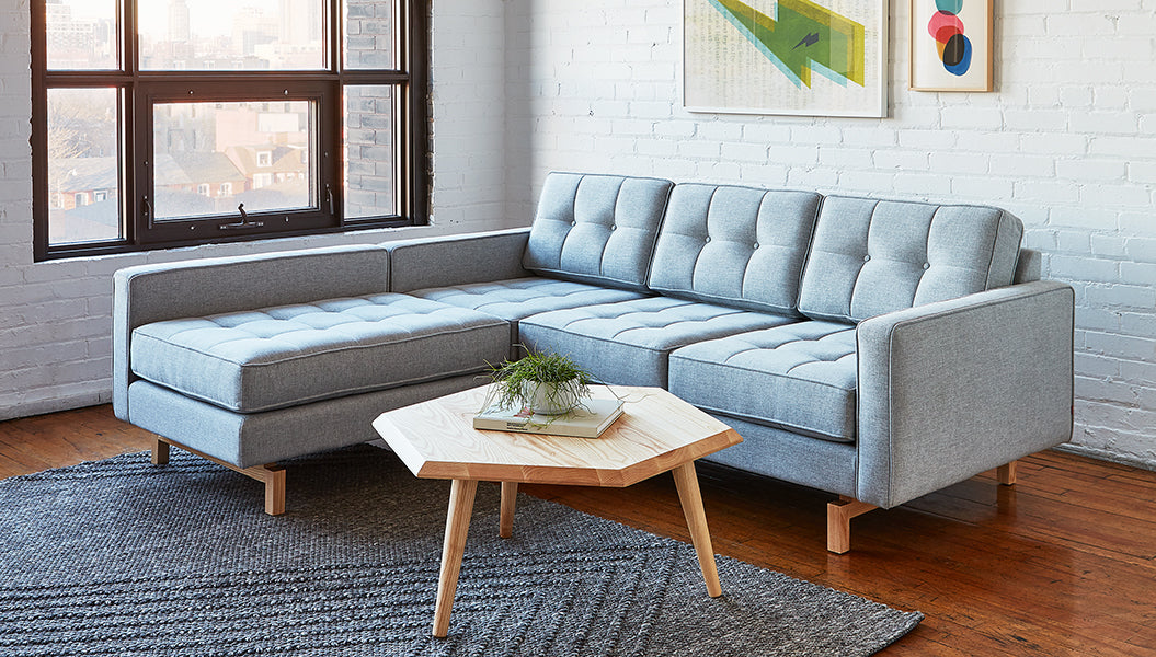 Jane 2 Lounge Sofa Gus* Four Hands, Mid Century Modern Furniture, Old Bones Furniture Company, Old Bones Co, Modern Mid Century, Designer Furniture, https://www.oldbonesco.com/