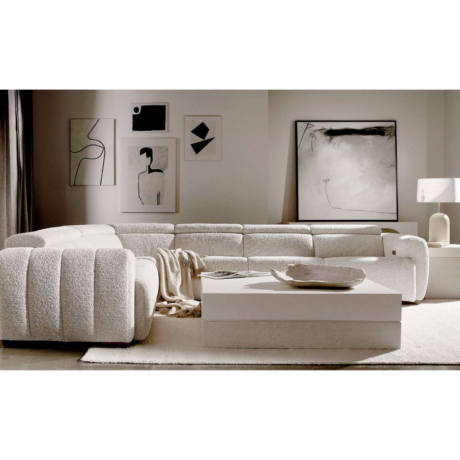 Aldo Fabric Power Motion Sectional by Bernhardt