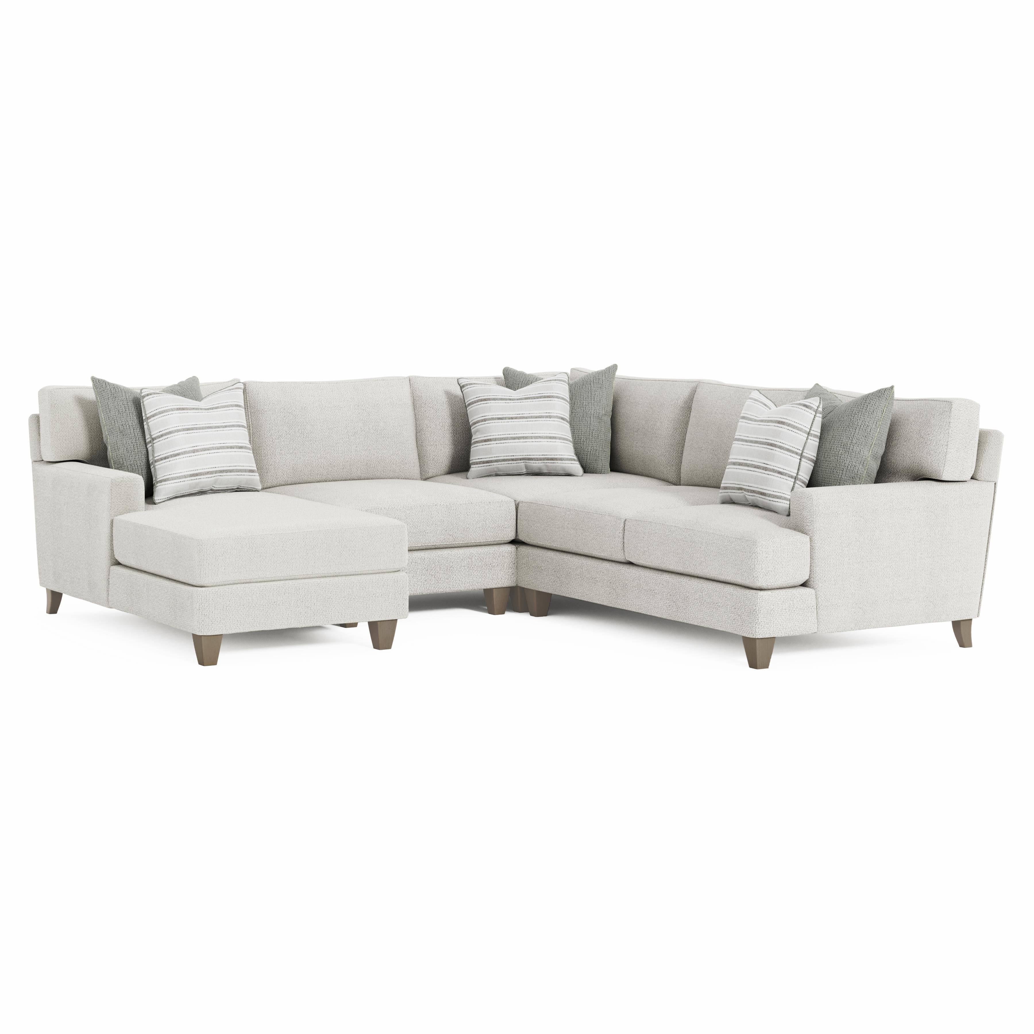 Mila 4-Piece Fabric Sectional by Bernhardt