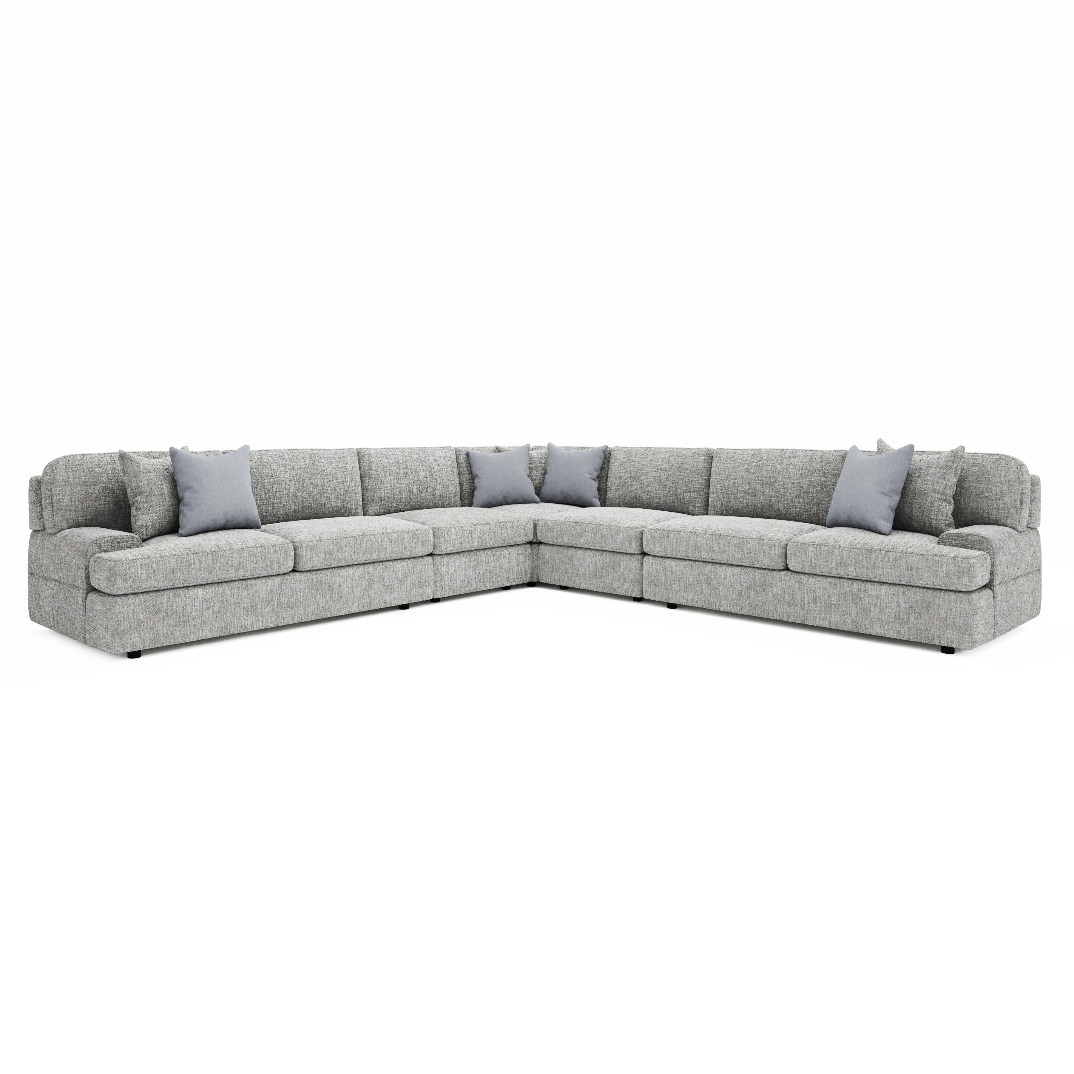 Serena Fabric 5-Piece Sectional by Bernhardt