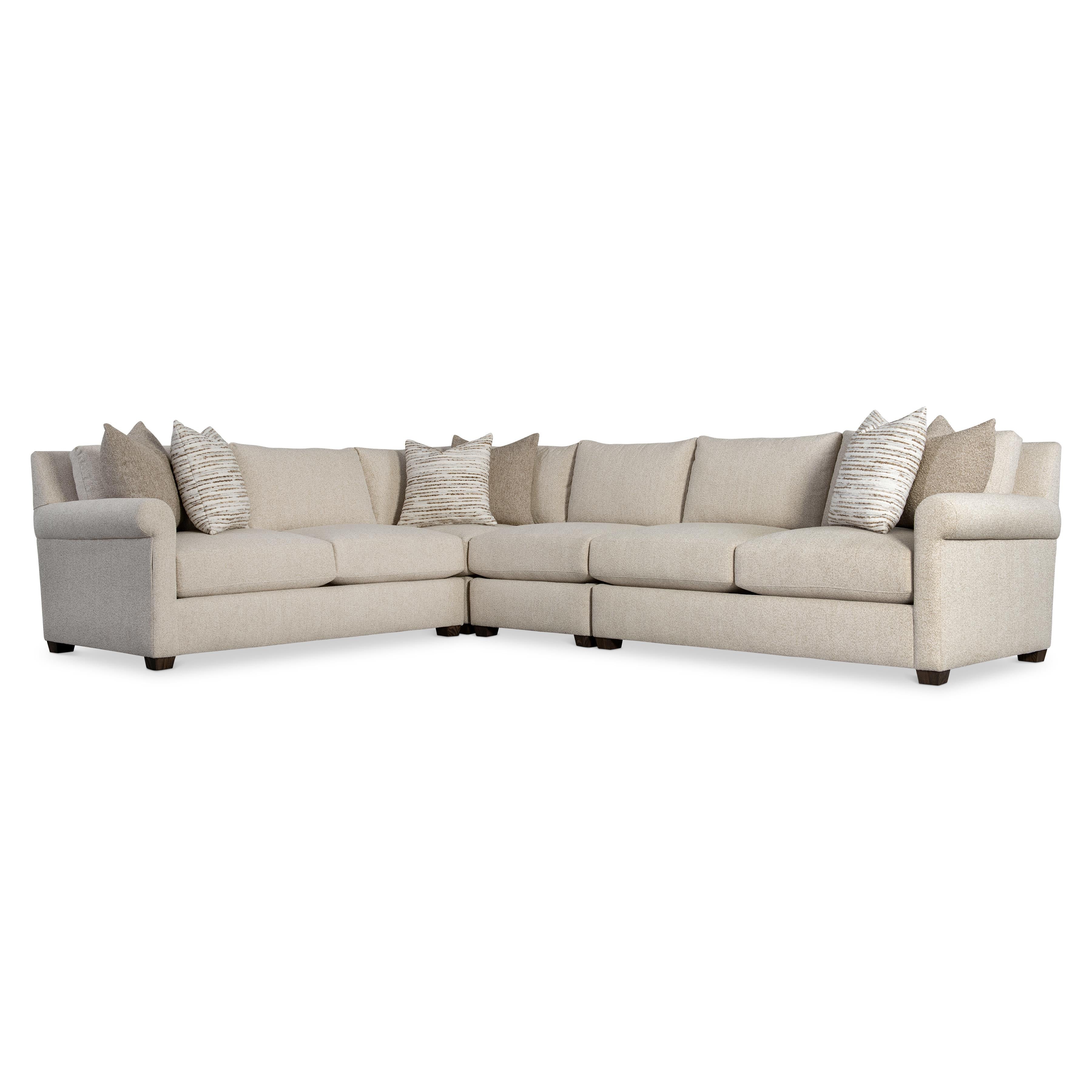 Barnes 4-Piece Fabric Sectional by Bernhardt