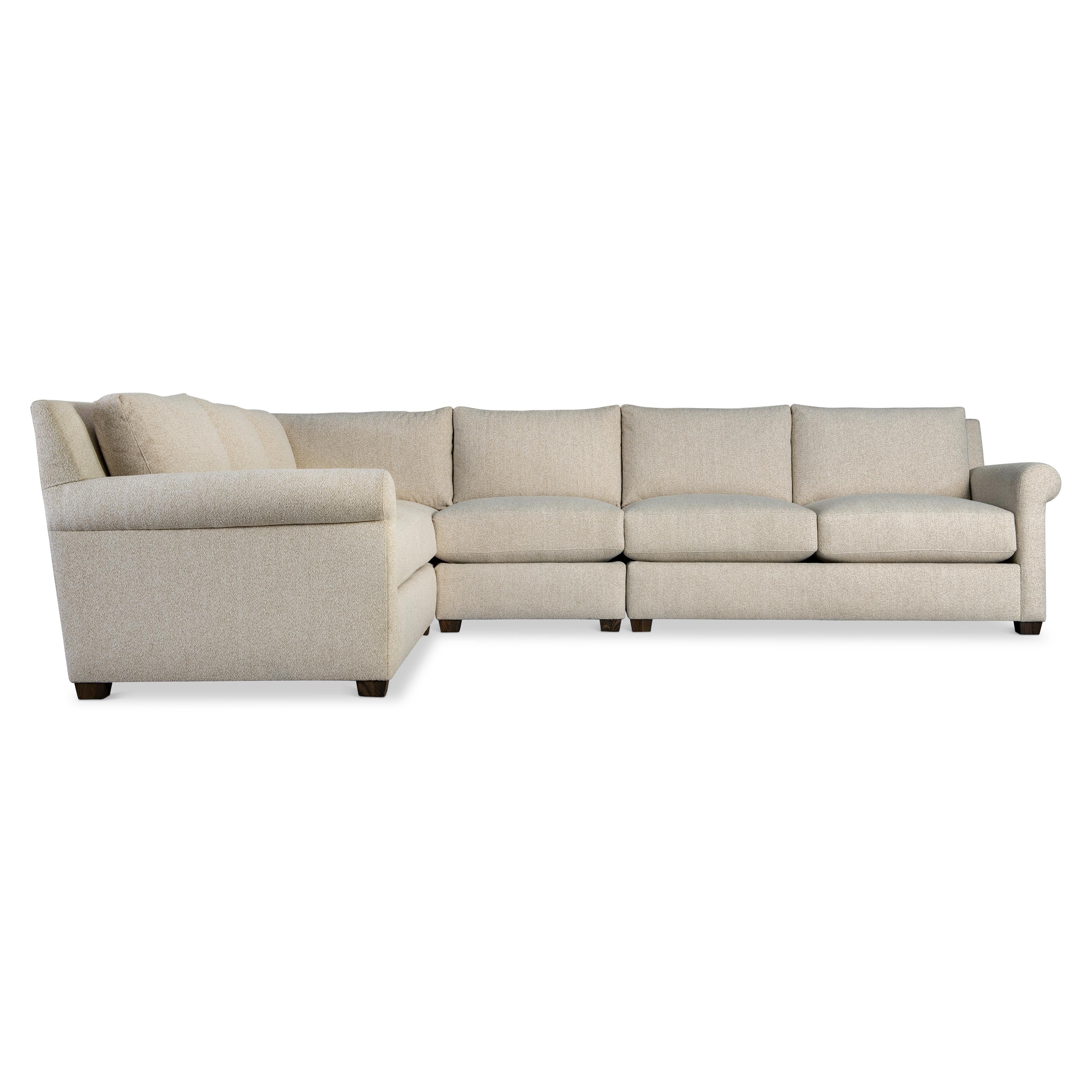 Barnes 4-Piece Fabric Sectional by Bernhardt