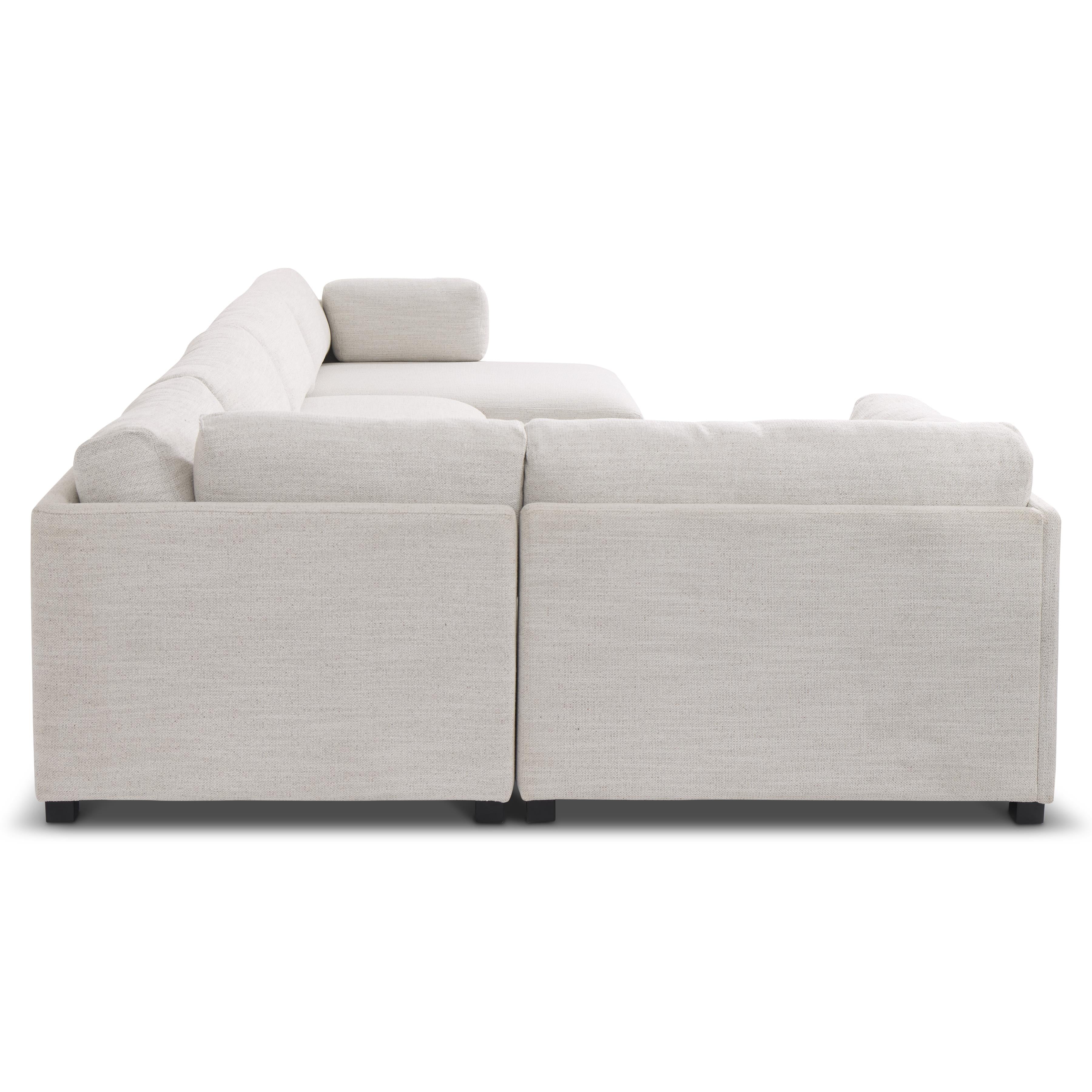 Parker 5-Piece Right Facing Fabric Sectional by Bernhardt