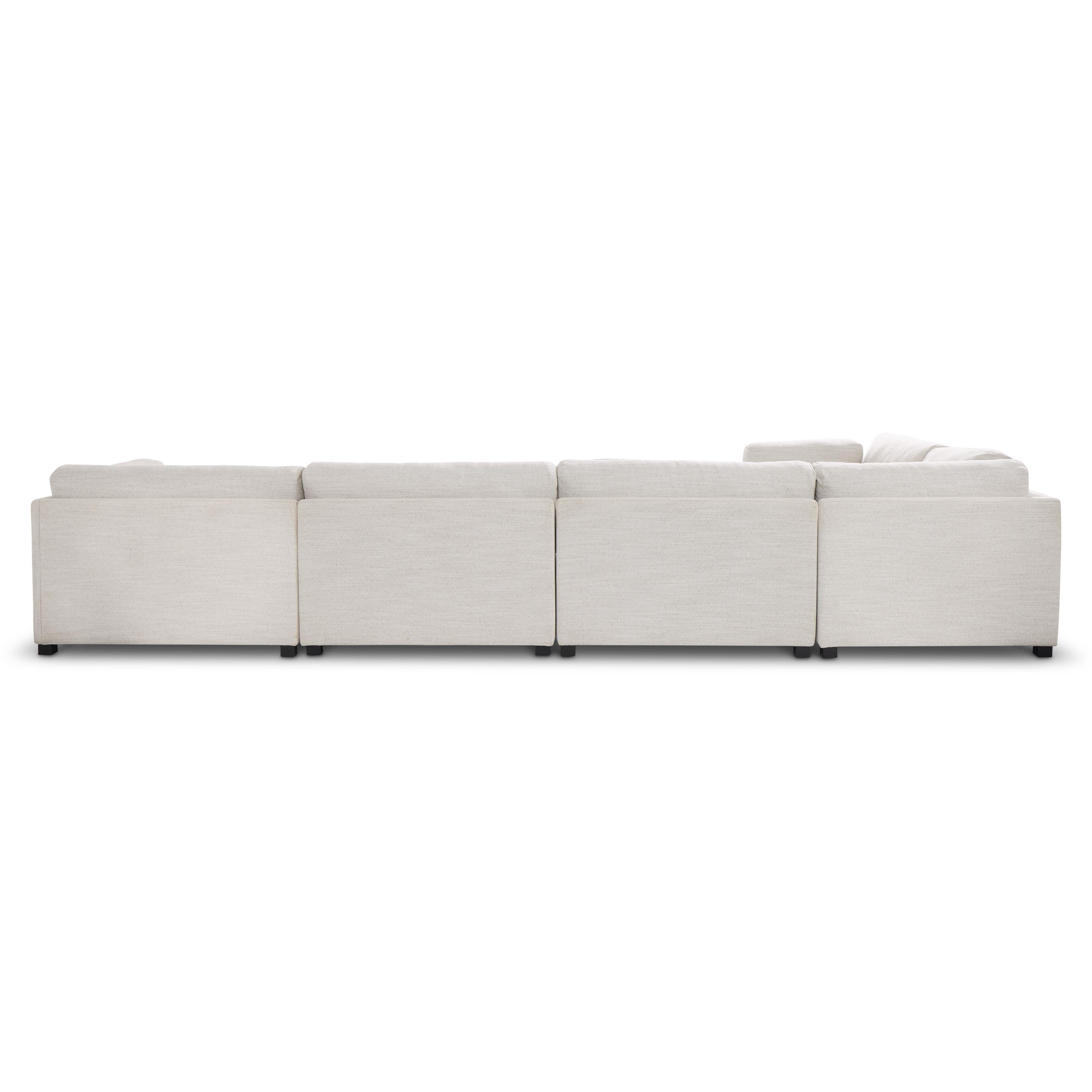 Parker 5-Piece Right Facing Fabric Sectional by Bernhardt