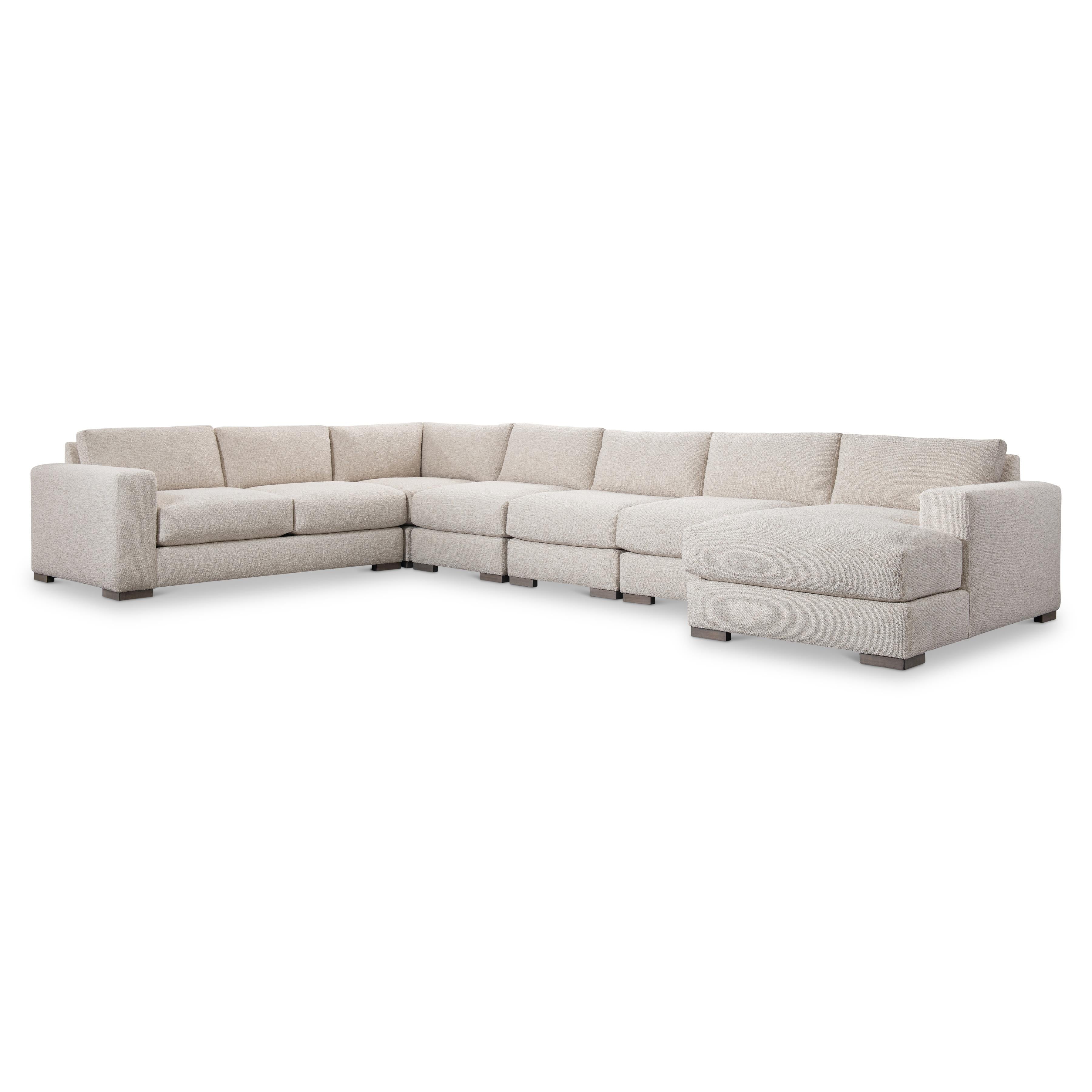 Drew 6-Piece Right Facing Fabric Sectional by Bernhardt