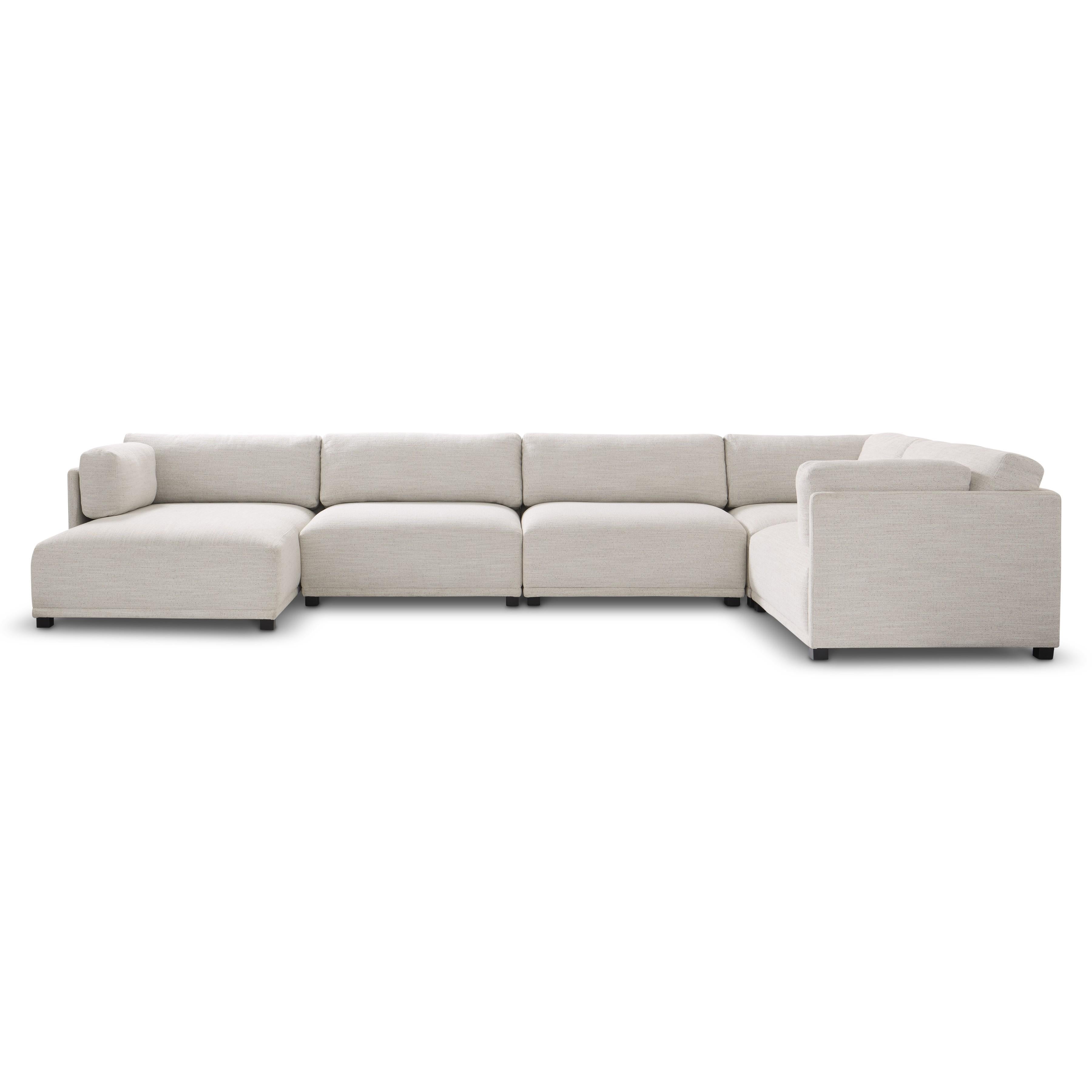 Parker 5-Piece Left Facing Fabric Sectional by Bernhardt