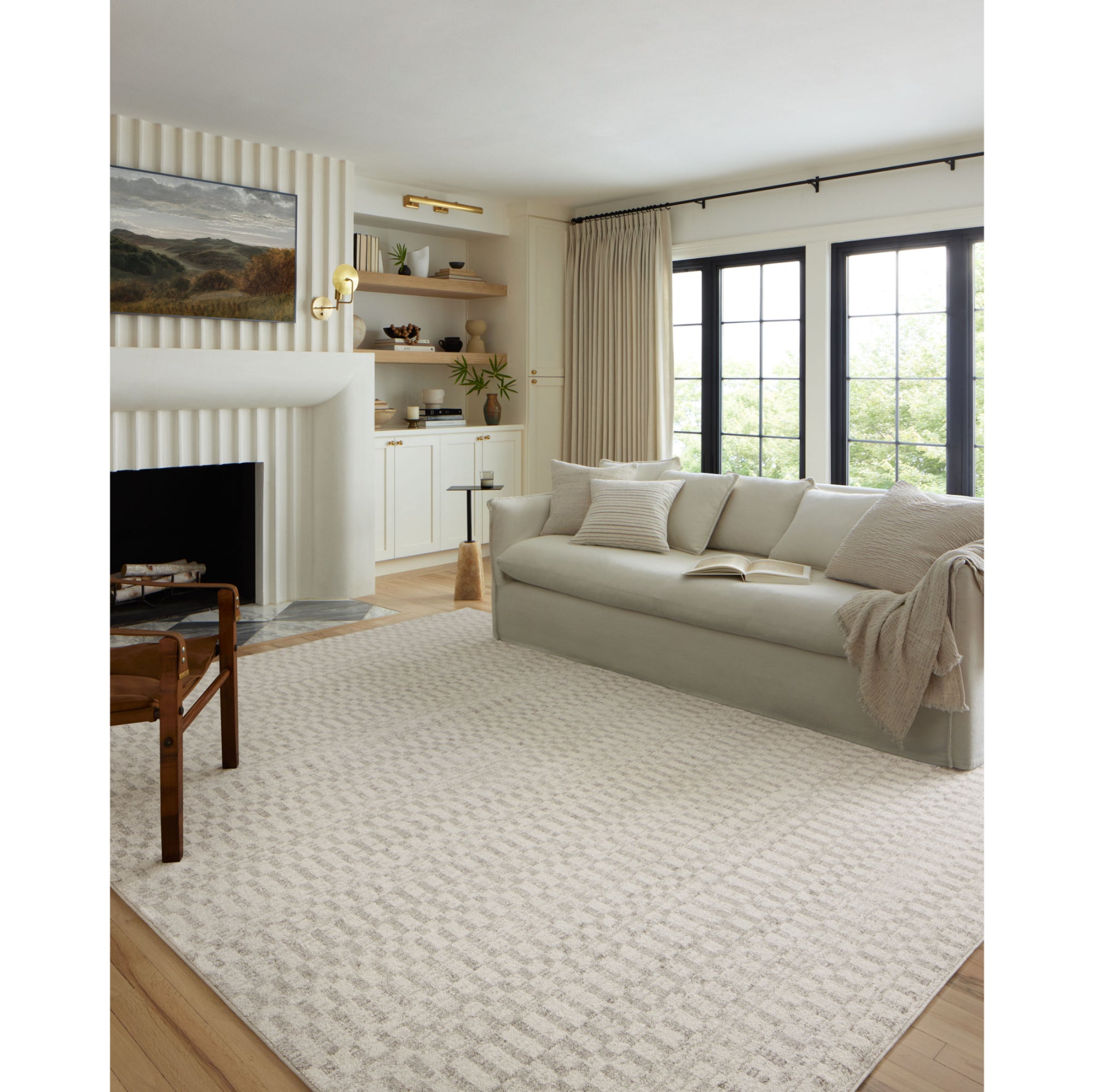 Loloi Kamala Ivory/Grey Rug
