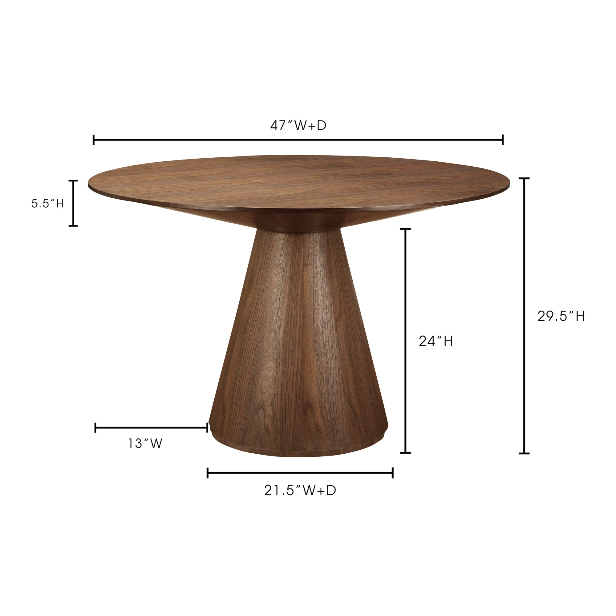 Otago Round Dining Table Dining Tables Moe's Four Hands, Mid Century Modern Furniture, Old Bones Furniture Company, Old Bones Co, Modern Mid Century, Designer Furniture, Furniture Sale, Warehouse Furniture Sale, Otago Round Dining Table Sale, https://www.oldbonesco.com/