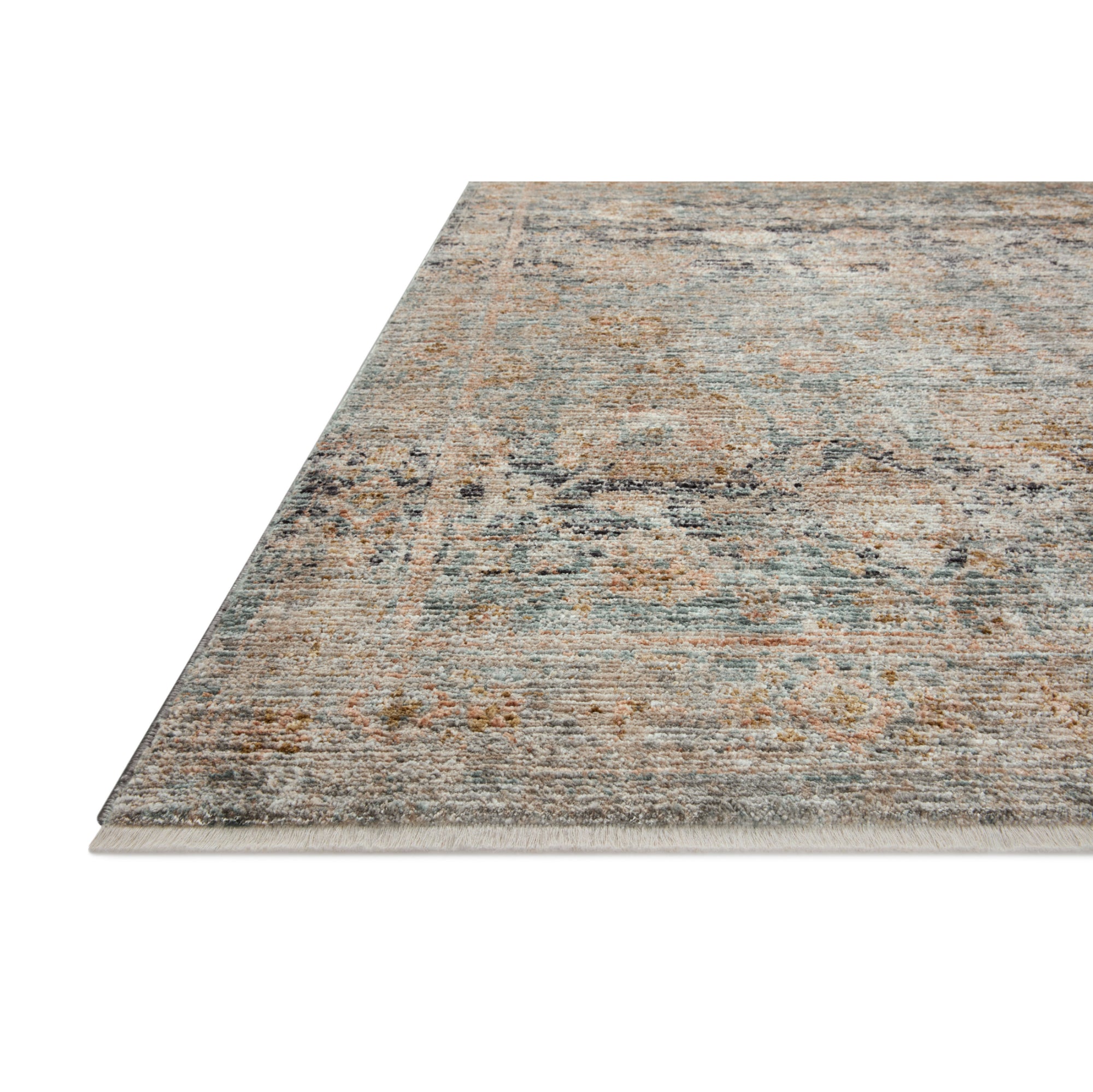 Jean Stoffer x Loloi Katherine Ocean/Coral Rug