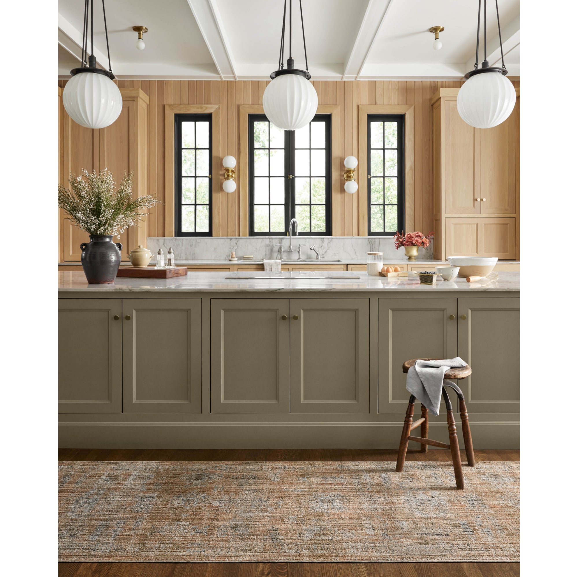 Jean Stoffer x Loloi Katherine Copper/Steel Rug