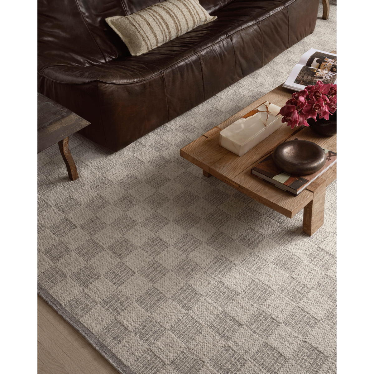 Brigette Romanek x Loloi Knox Ivory/Sky Rug