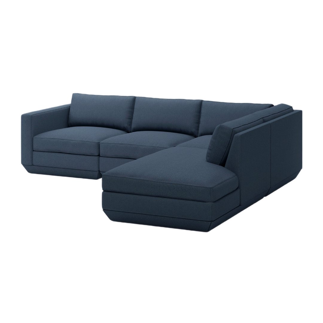 Podium Modular 4PC Lounge Sectional A