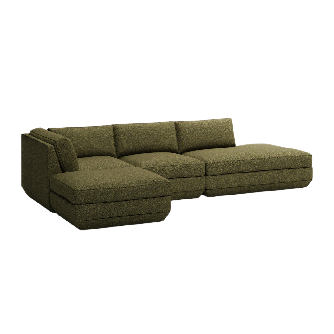 Podium Modular 4PC Lounge Sectional B - LF