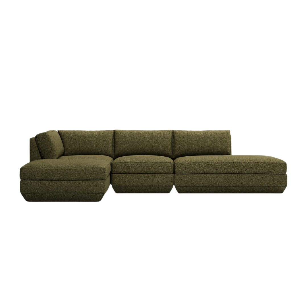 Podium Modular 4PC Lounge Sectional B - LF