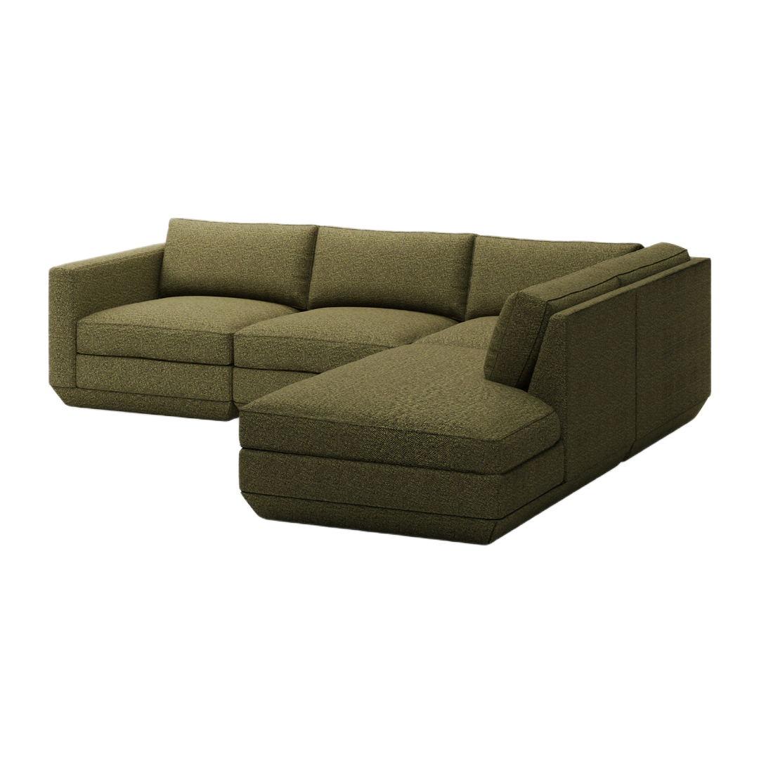 Podium Modular 4PC Lounge Sectional A