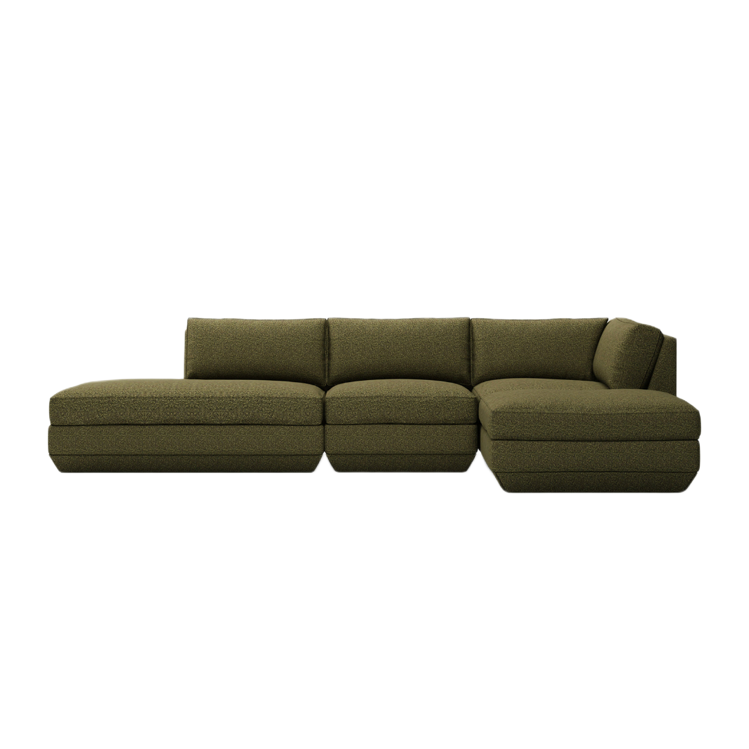 Podium Modular 4PC Lounge Sectional B - RF