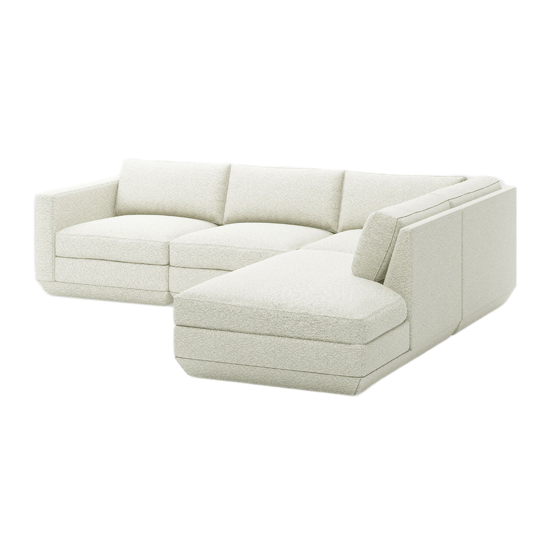 Podium Modular 4PC Lounge Sectional A