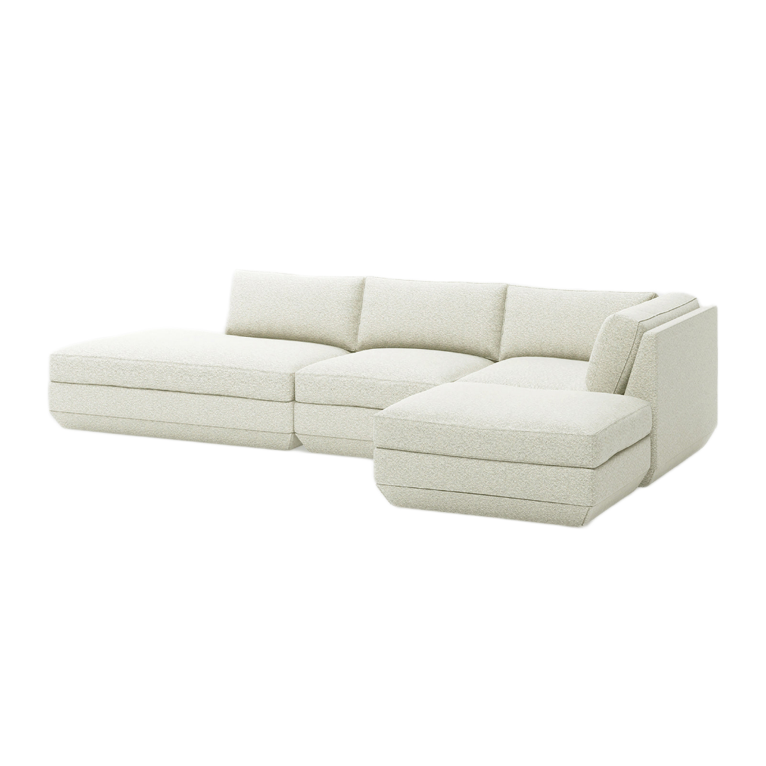 Podium Modular 4PC Lounge Sectional B - RF
