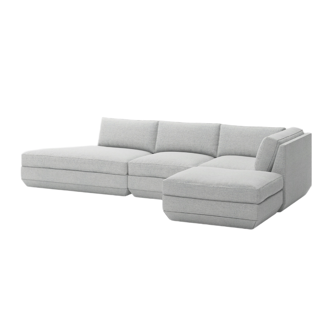 Podium Modular 4PC Lounge Sectional B - RF