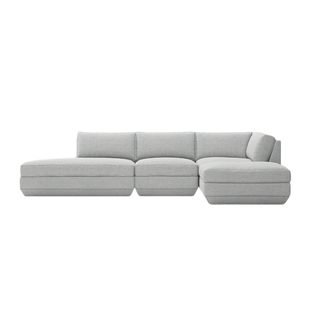 Podium Modular 4PC Lounge Sectional B - RF