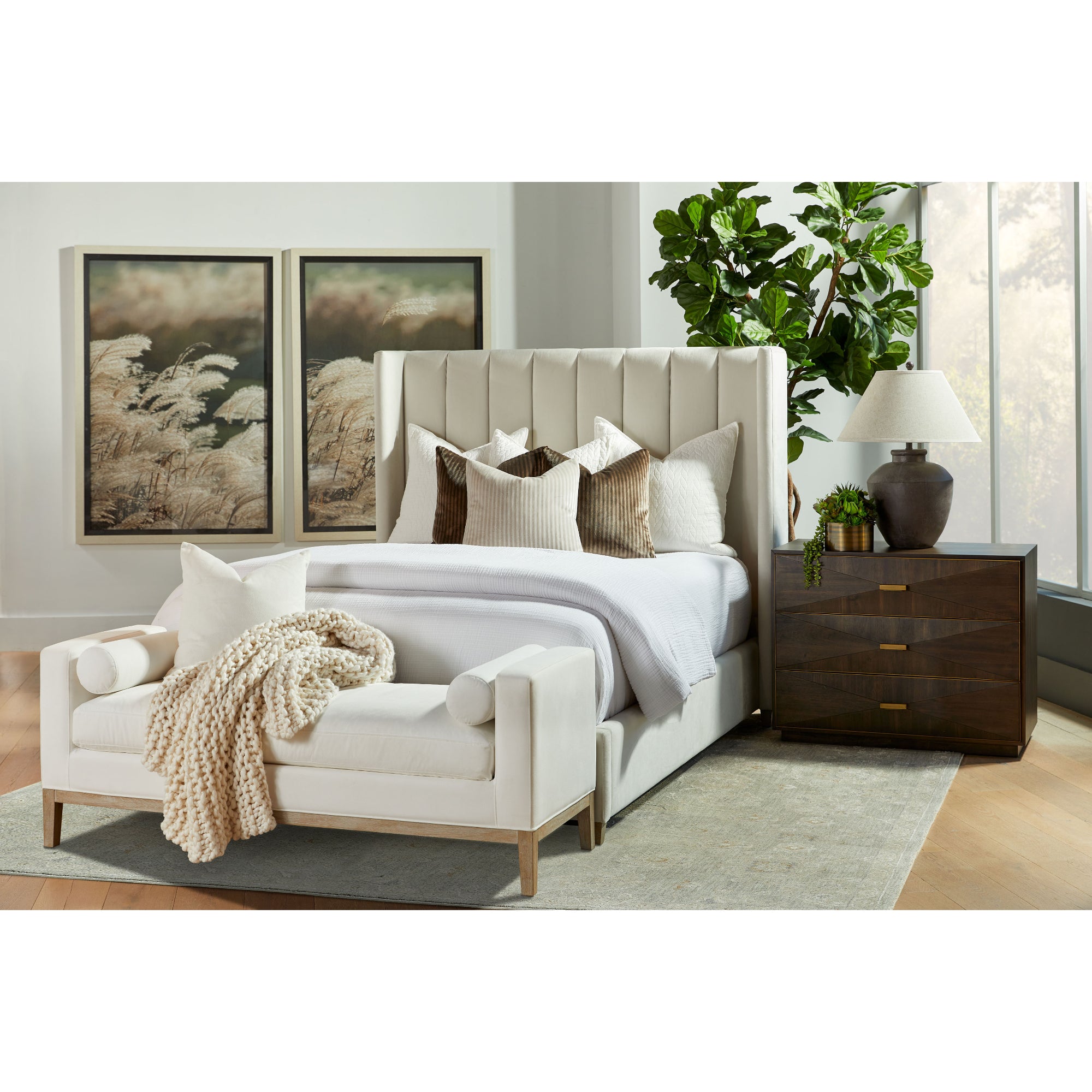 Keaton Upholstered Bench Benches Essentials For Living , Black Friday Sale Essentials For Living Furniture Sale, Old Bones Co, Mid Century Furniture Sale, Four Hands Furniture, Black Friday Sale Keaton Upholstered Bench,Gus Sale, Perigold Keaton Upholstered Bench Benches Black Friday Sale , Perigold Sale Keaton Upholstered Bench,Keaton Upholstered Bench Lulu and Georgia, Burke Decor Sale Keaton Upholstered Bench, www.oldbonesco.com