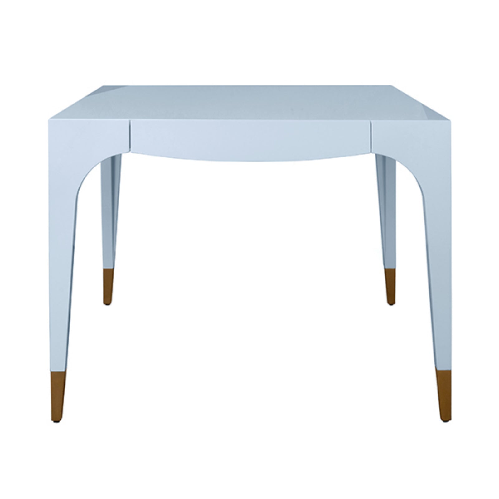 Lacey Square Tapered Leg Two Drawer Game Table