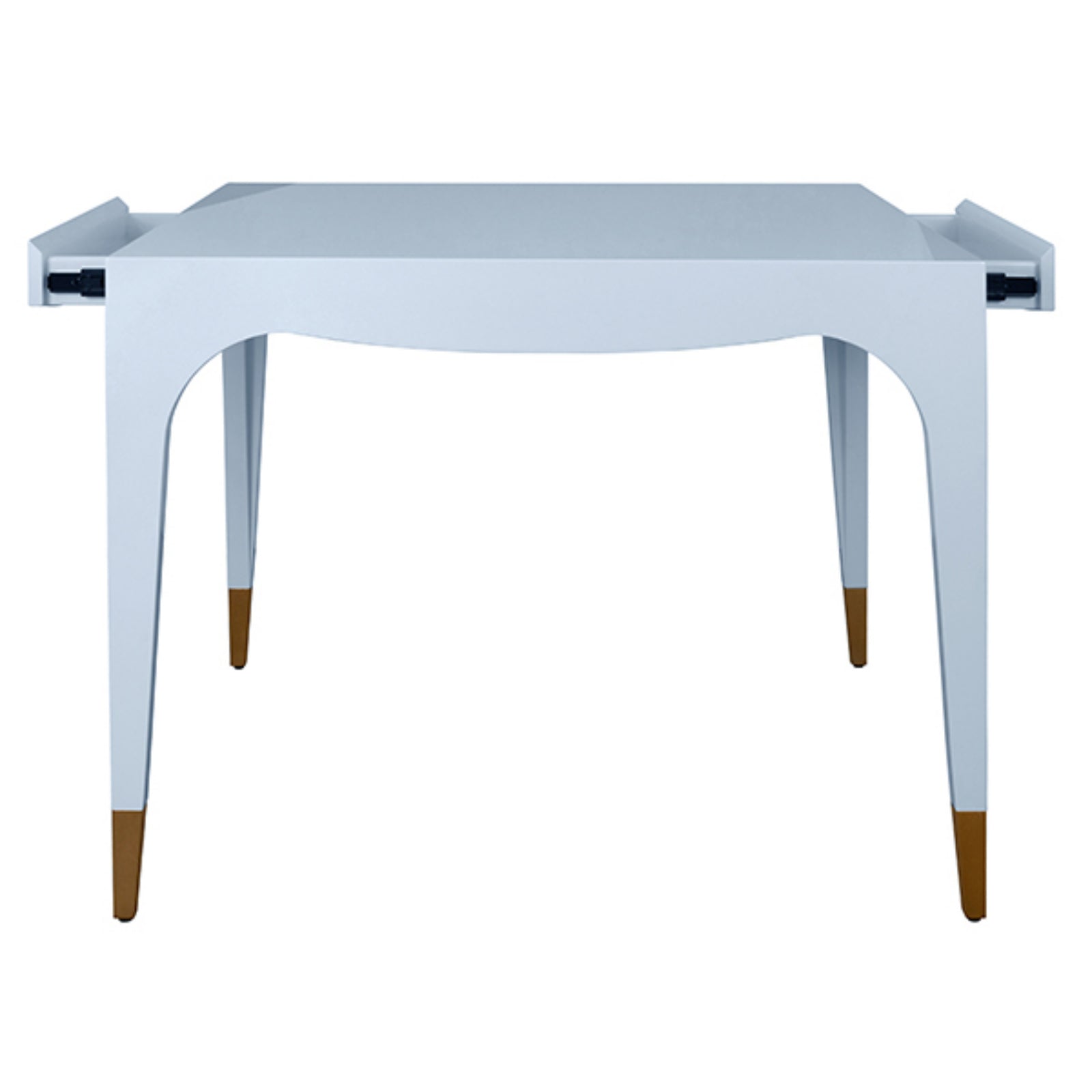 Lacey Square Tapered Leg Two Drawer Game Table
