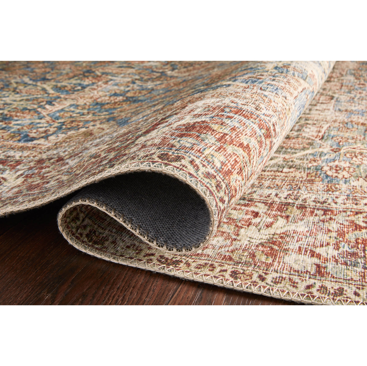 Loloi Layla Ocean/Rust Rug
